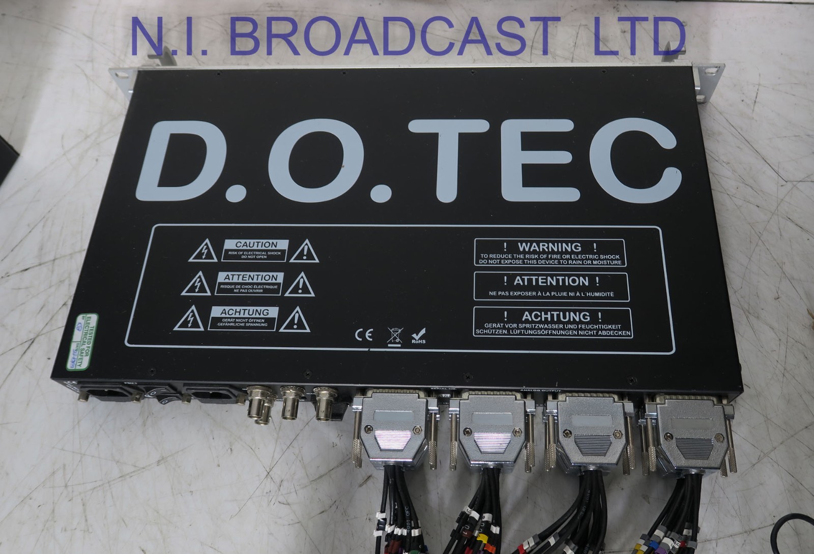 Dotec  Andiamo  32channel madi AD / DA converter with jackfields +cables