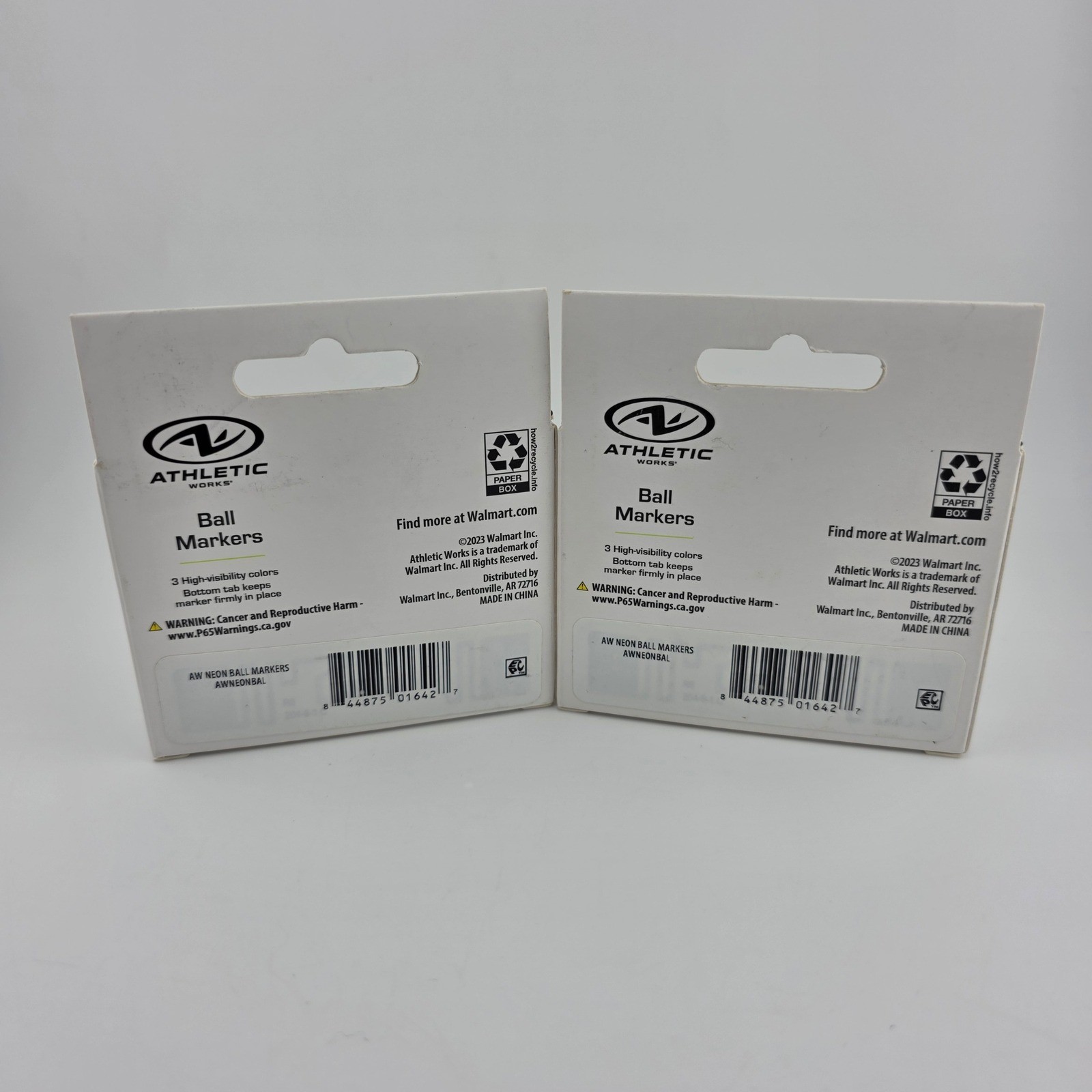 Athletic Works High Visibility Golf Ball Markers Bundle 2 Packs