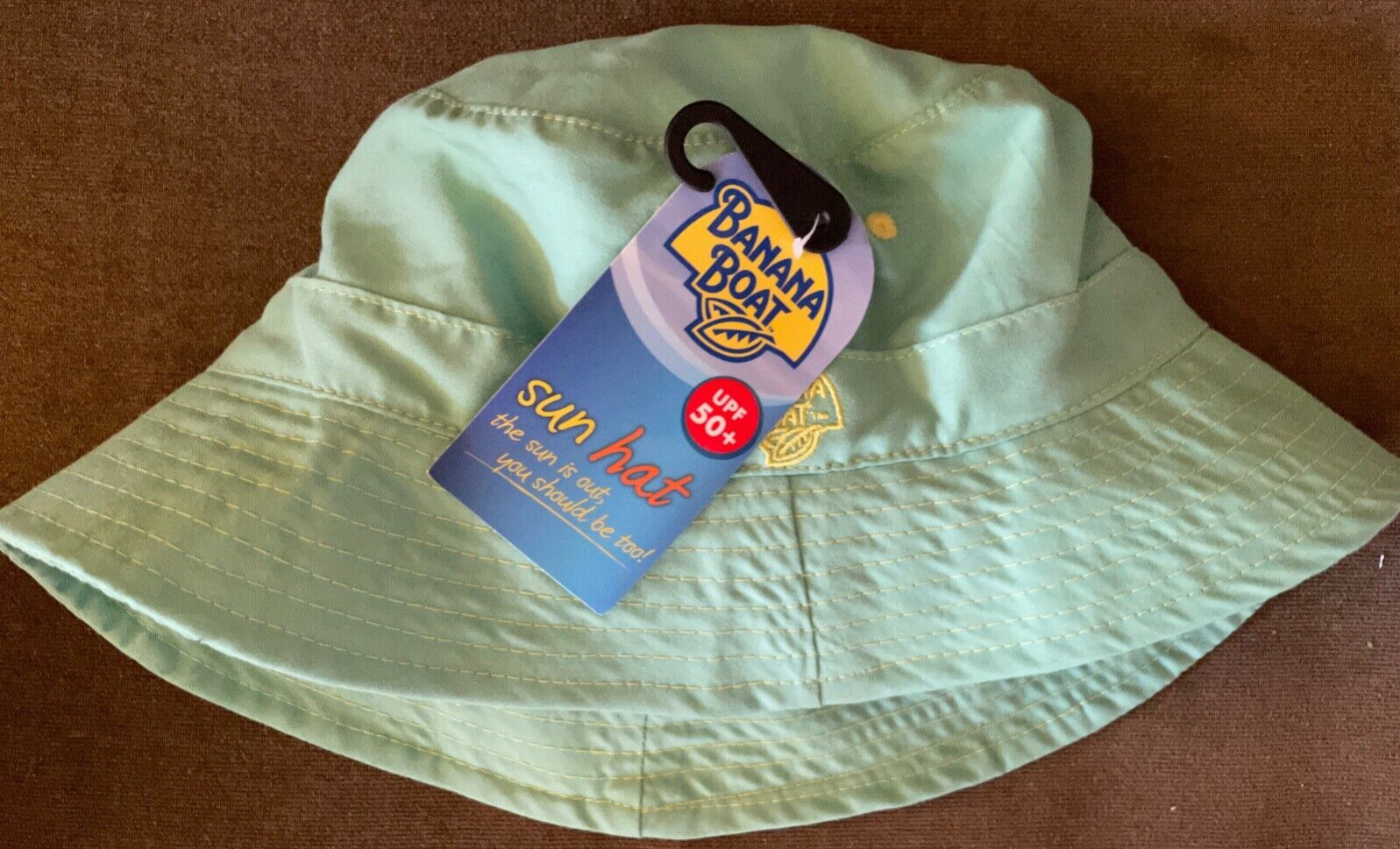Kids Sun Hat, Banana Boat , UPF 50+ Yellow Lemon/Aqua, Free Shipping