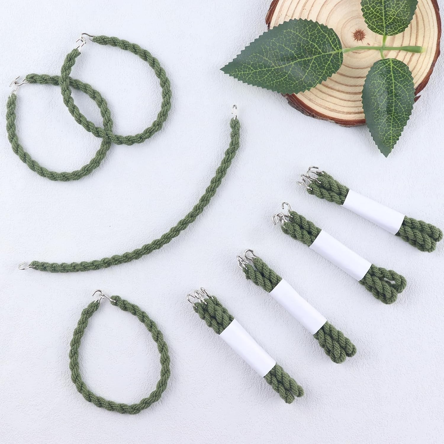 12 PCS Boot Blousers Military Adjustable with Metal Hooks – Elastic Boot StrapsO