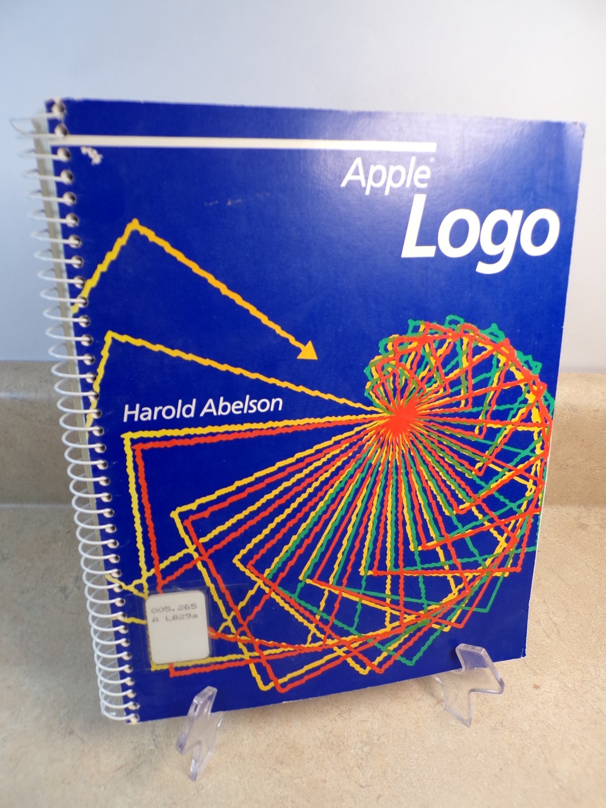 Vintage Apple Logo Manual Computer Software  Programming Book Harold Abelson