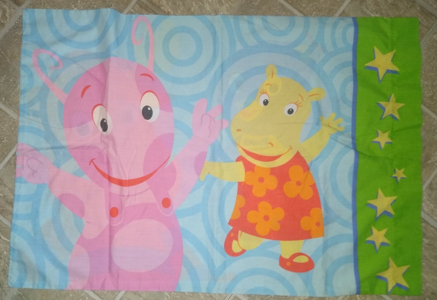 Nickelodeon Nick Jr. BACKYARDIGANS Uniqua Pablo Tyrone Tasha Pillow Case