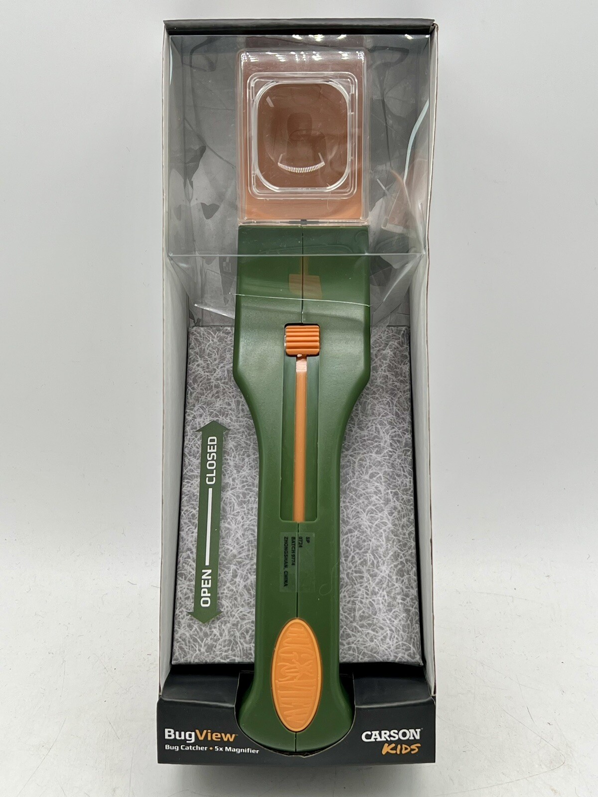 BUGVIEW Bug Insect Catcher Viewer Magnifier Quick-Release Tool By Carson Kids