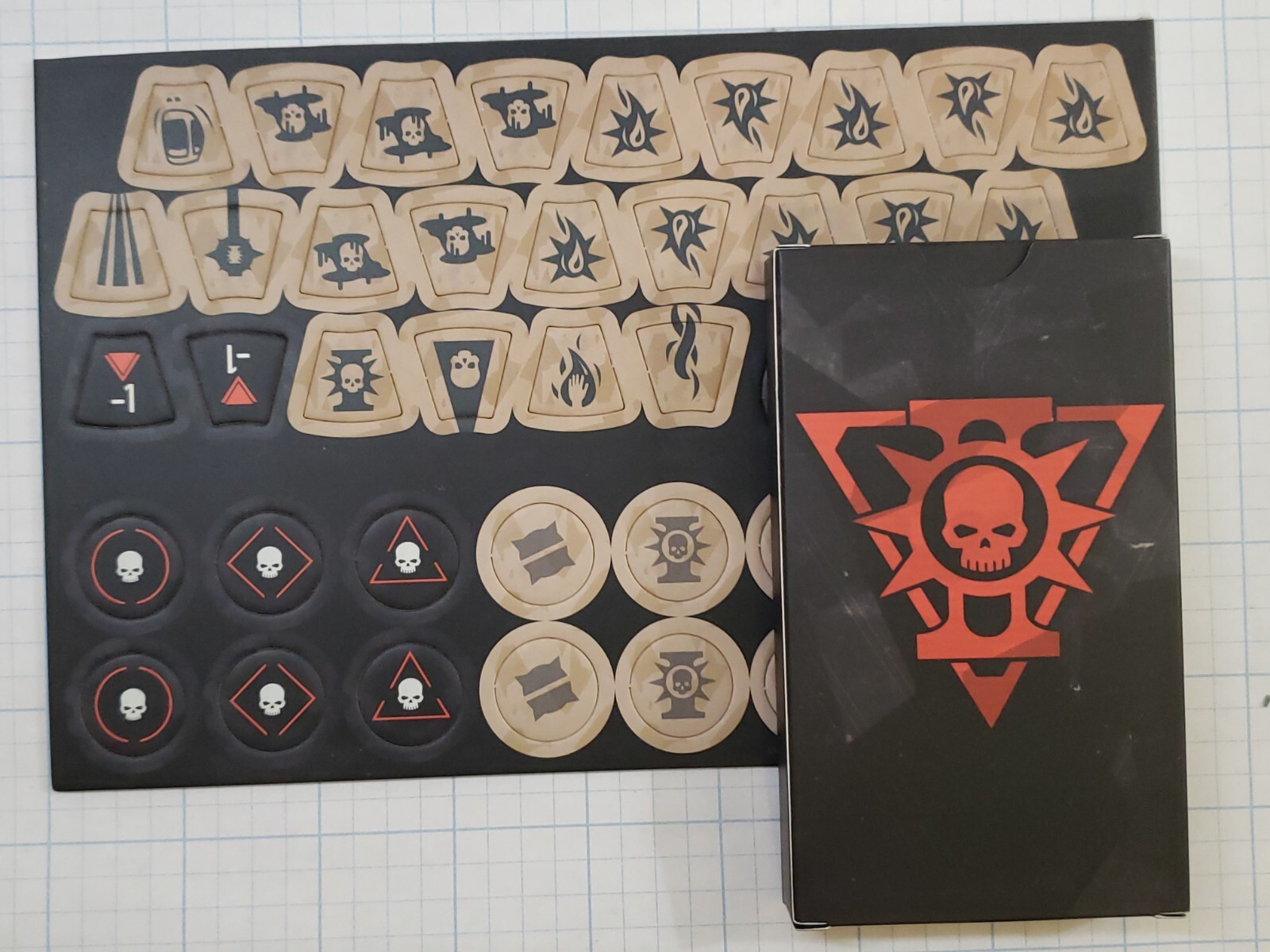 Warhammer 40k Kill Team Blood & Zeal Sanctifiers Tokens & Cards Set