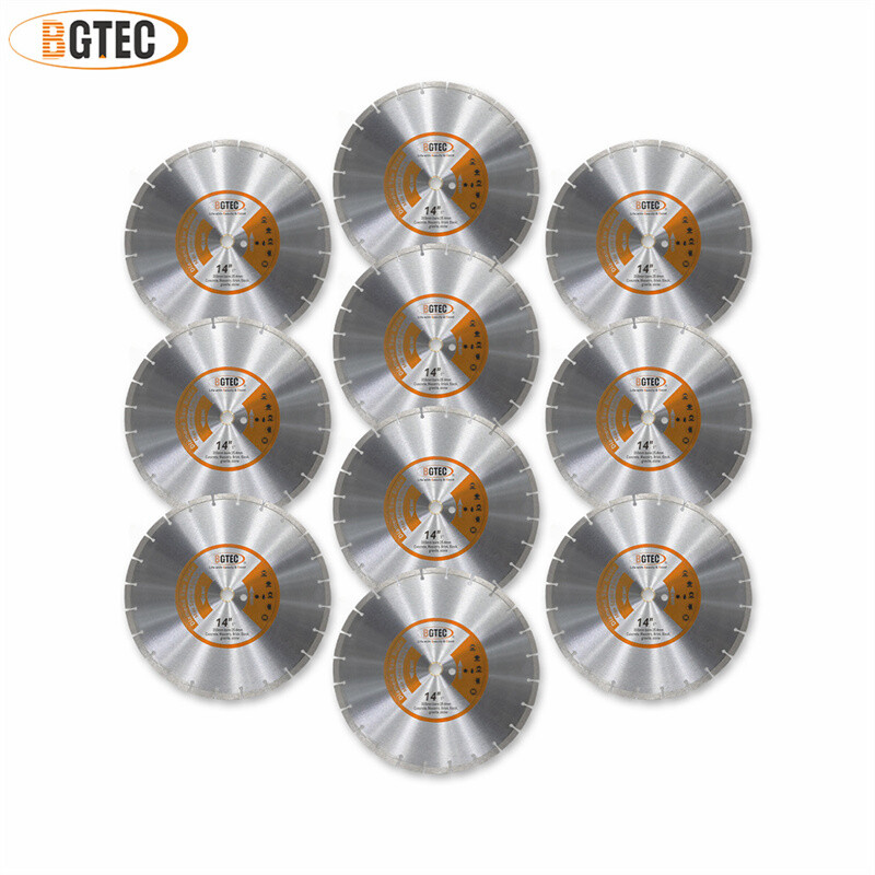 Diamond Concrete Cutting Disc 14''/355mm Saw Blade for Granite Marble 10pcs