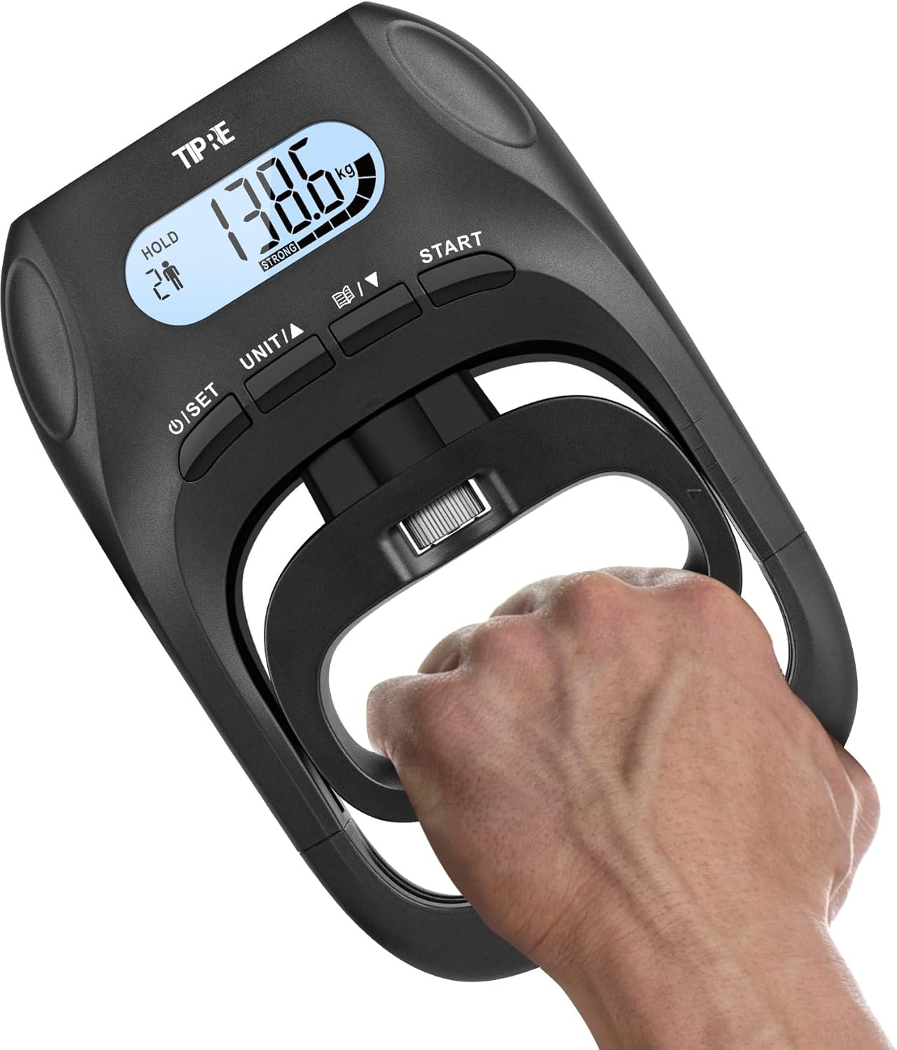 396Lbs/180Kg Grip Strength Tester, Hand Grip Dynamometer, Digital Grip Strength