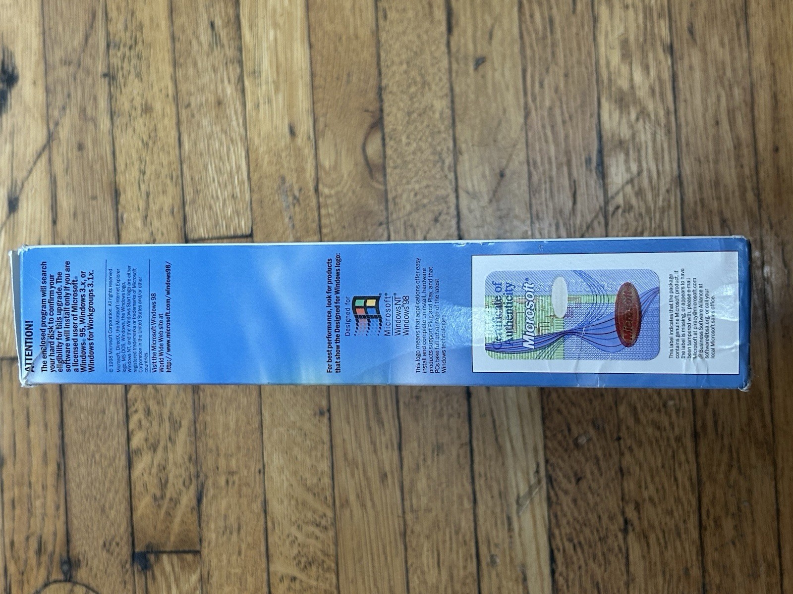 Microsoft Windows 98 Upgrade Big Box Plus Extras READ