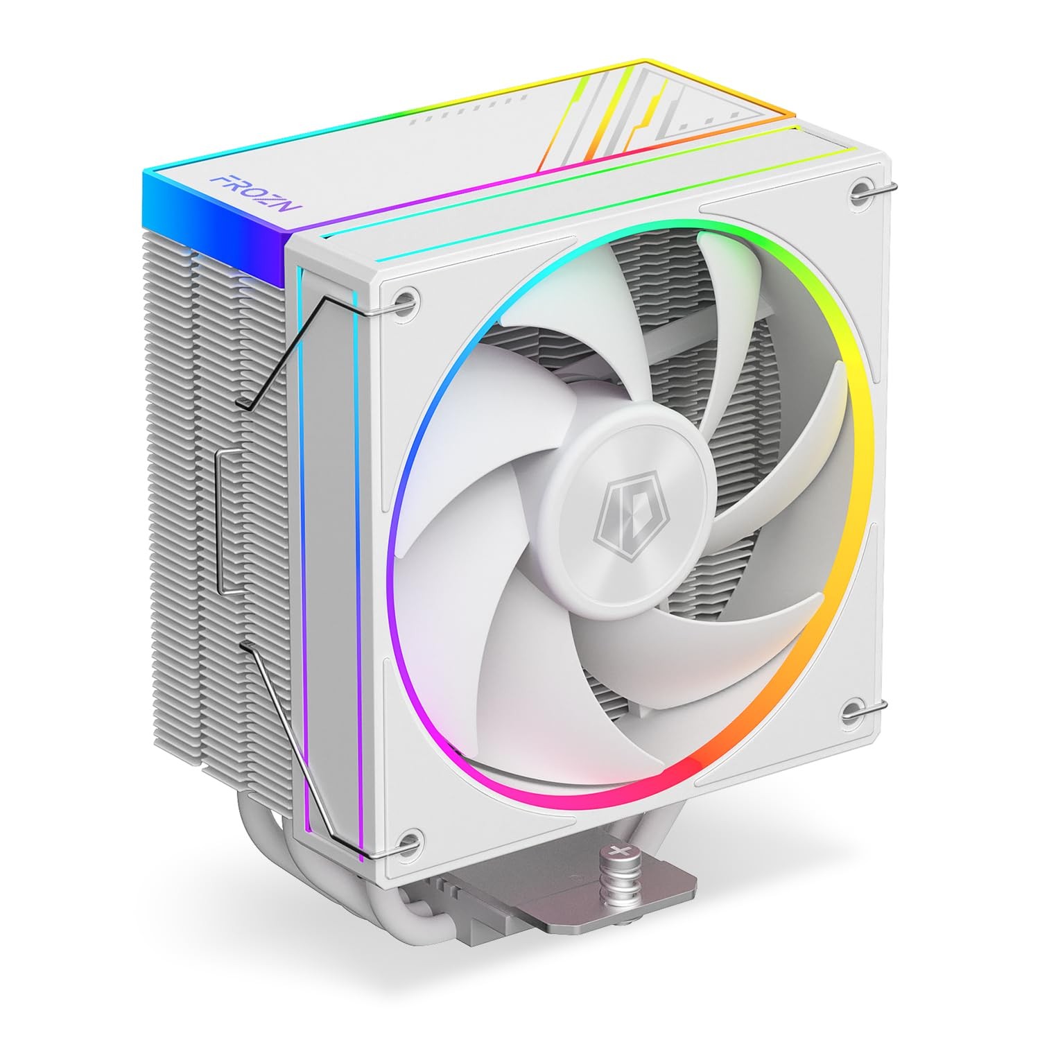 ID-COOLING FROZN A410 ARGB White - 6" Height White Air CPU Cooler with ARGB Ligh
