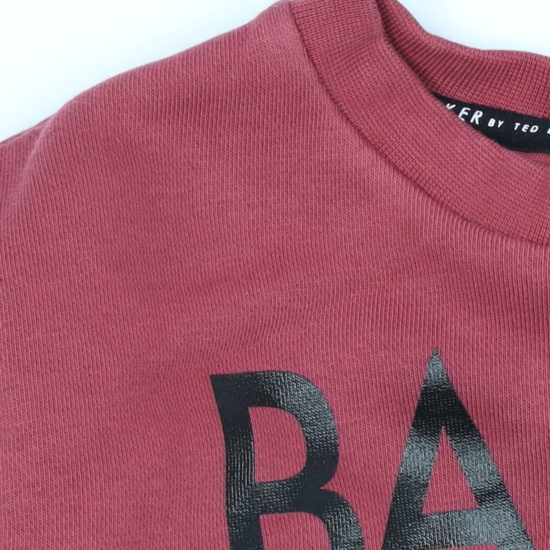 Baker by Ted Baker Unisex Red Pullover Top, 6-9 Months