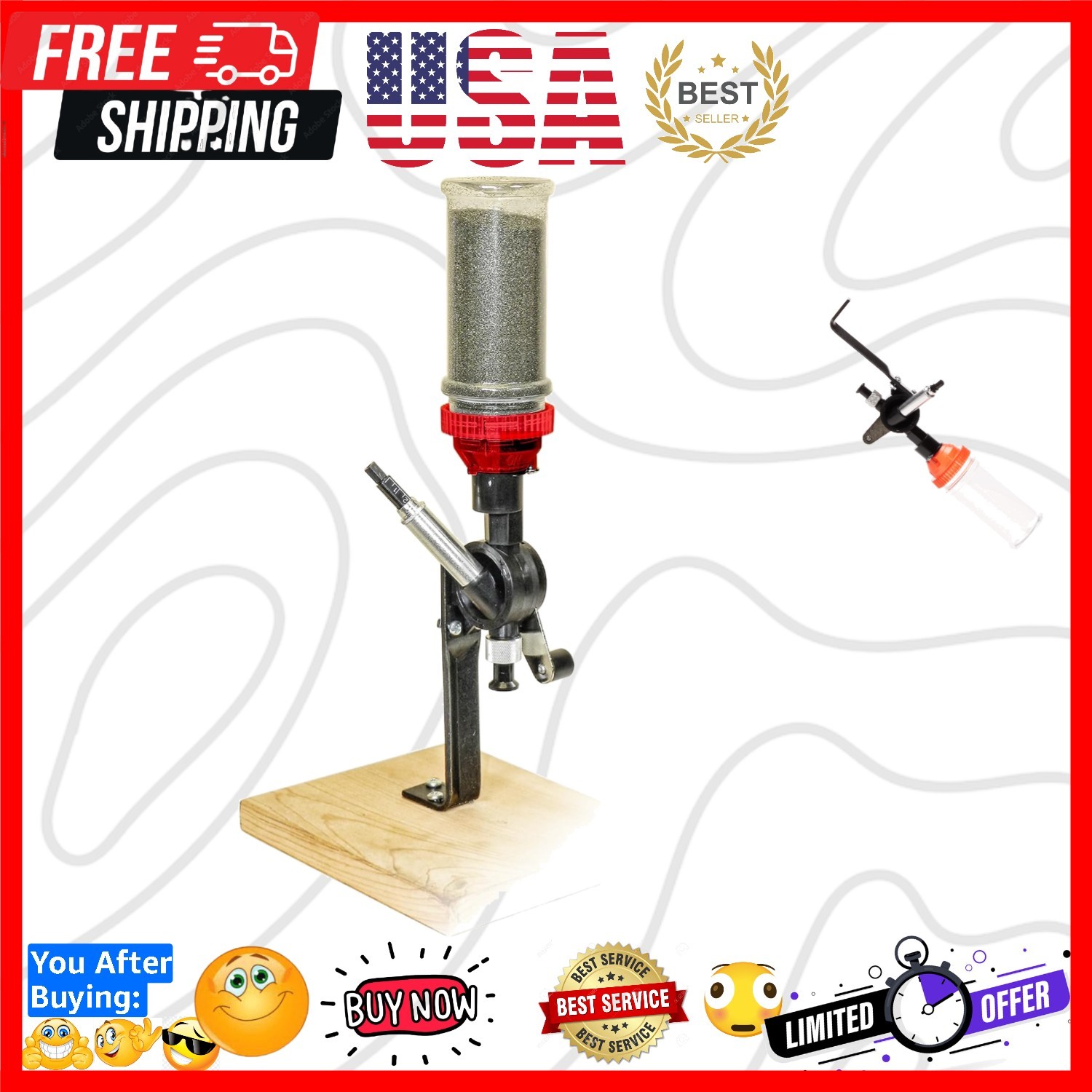 Perfect Powder Measurer Red