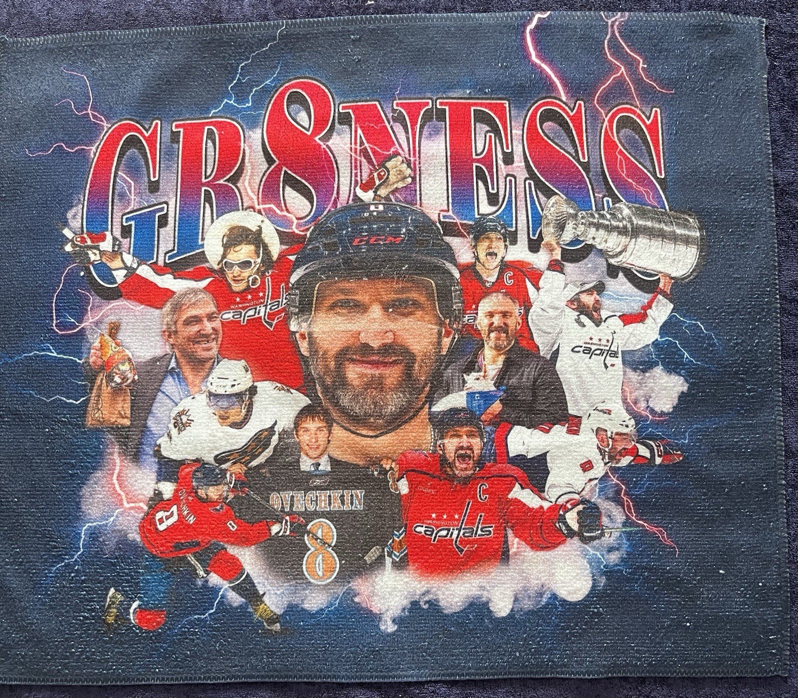Washington Capitals Alex OVECHKIN GR8NESS Rally Towel Last Game? April 12, 2026