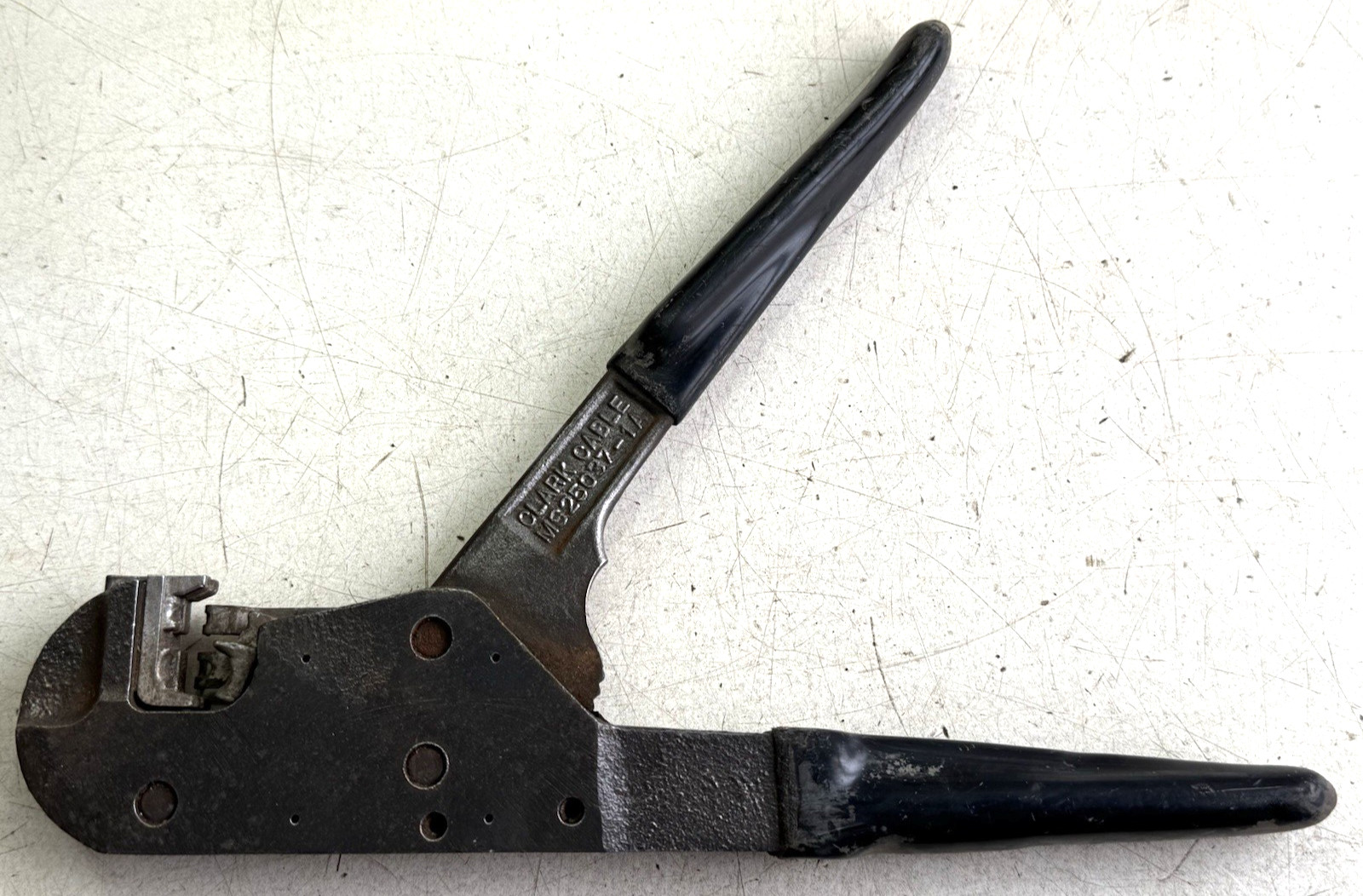 Clark Cable Crimping Tool MS25037-1A Used