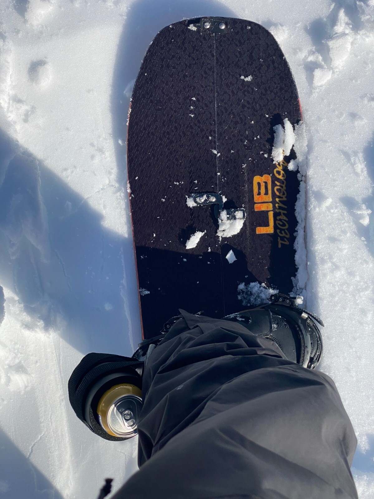 Snowboard & Ski Beer Can Holder - Beer Binding PRO (Black)