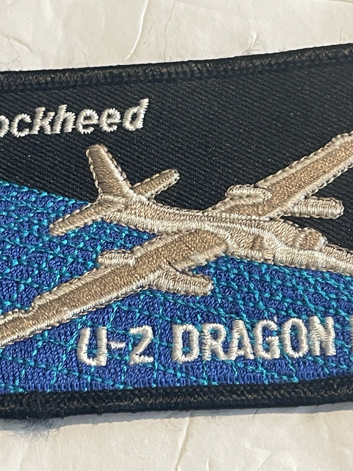 Lockheed U-2 Patch “Dragon Lady” High Altitude Spy Reconnaissance Aircraft