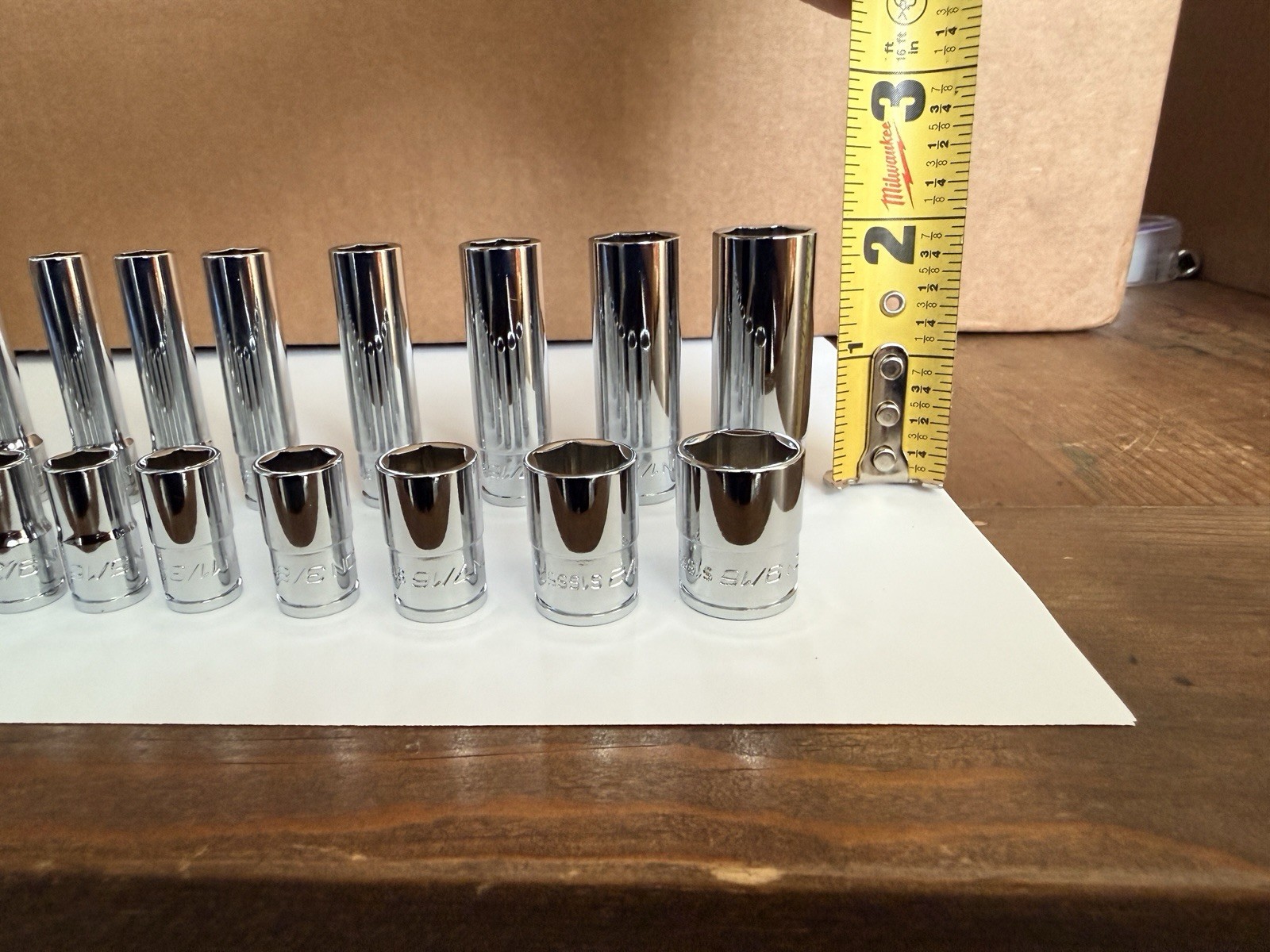 ICON 1/4” Drive 6Pt Metric Shallow/Deep Socket Chrome - Choose Size mm