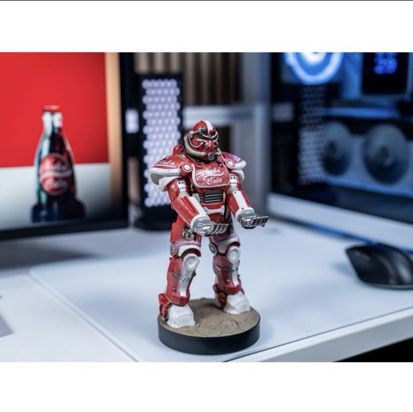 Nuka Cola Power Armor Multi-Device Holder Stand for Controllers, Phones, Tablets