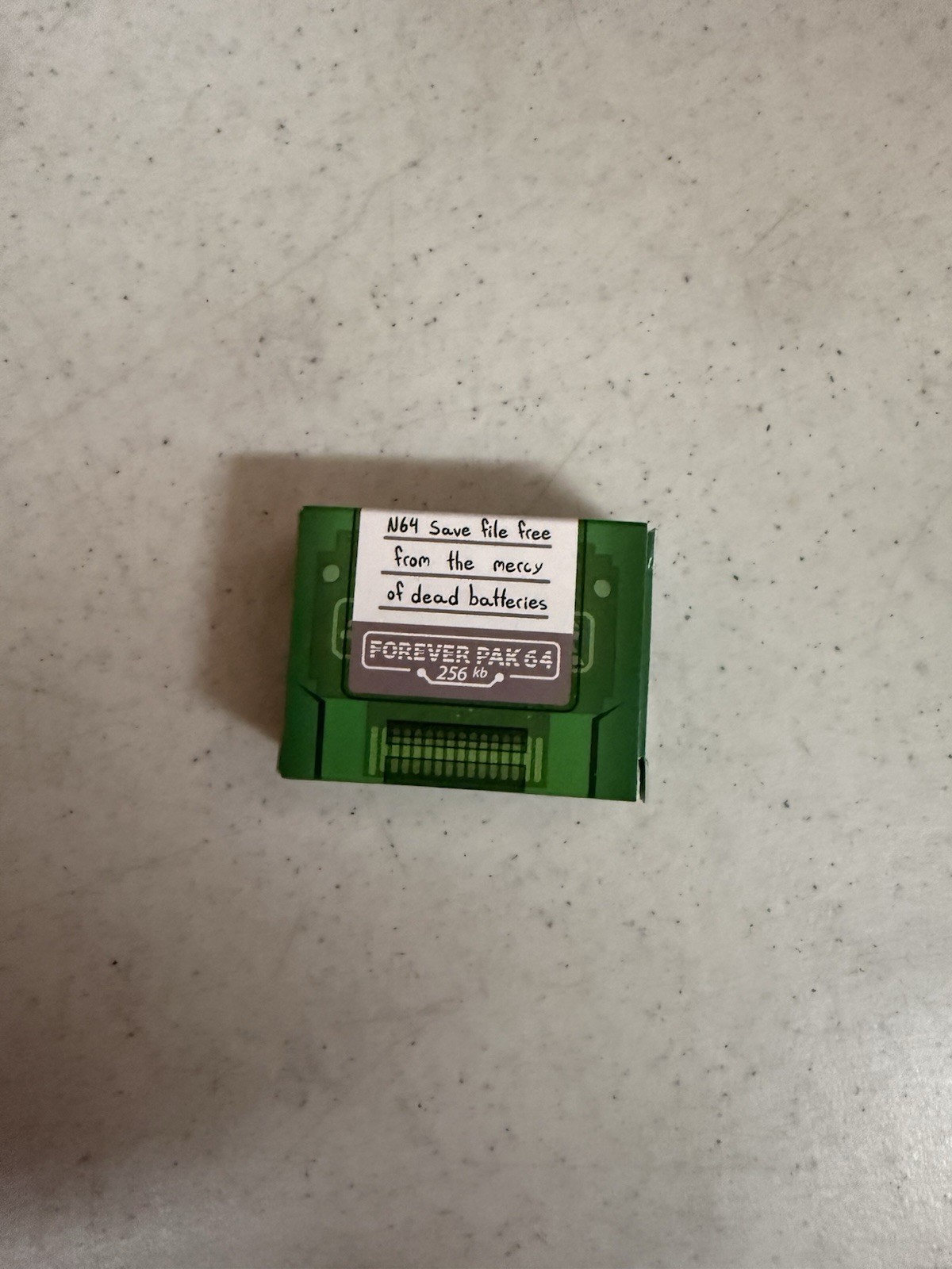 Forever Pak 64 - 256KB Battery-free Memory Pak for Nintendo 64 NEW