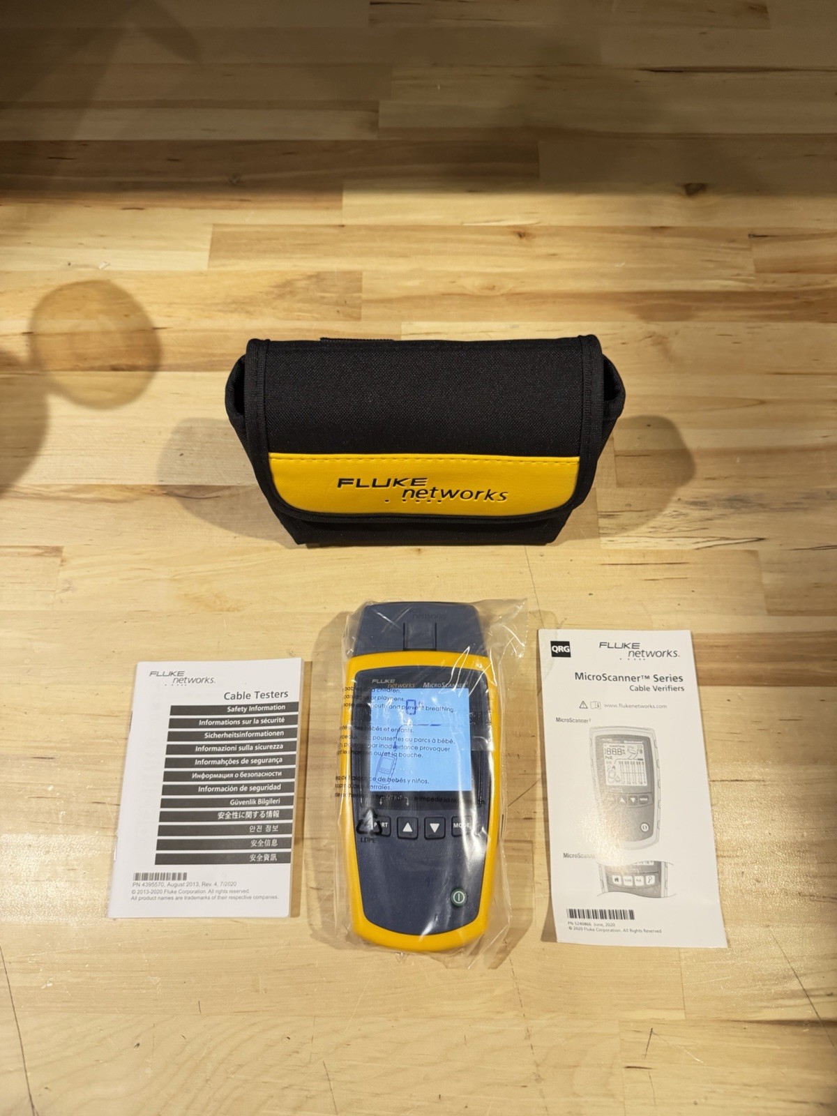 FLUKE NETWORKS MICROSCANNER 2 CABLE VERIFIER TESTER (TESTED)