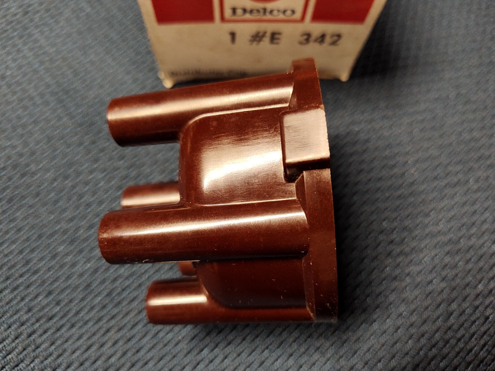 Delco # E-342 Distributor Cap - W Germany - GM # 1972658