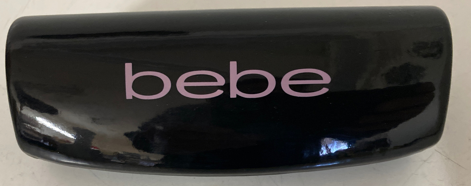 NEW  “bebe”  Black Clamshell Glasses Hard Case NOS