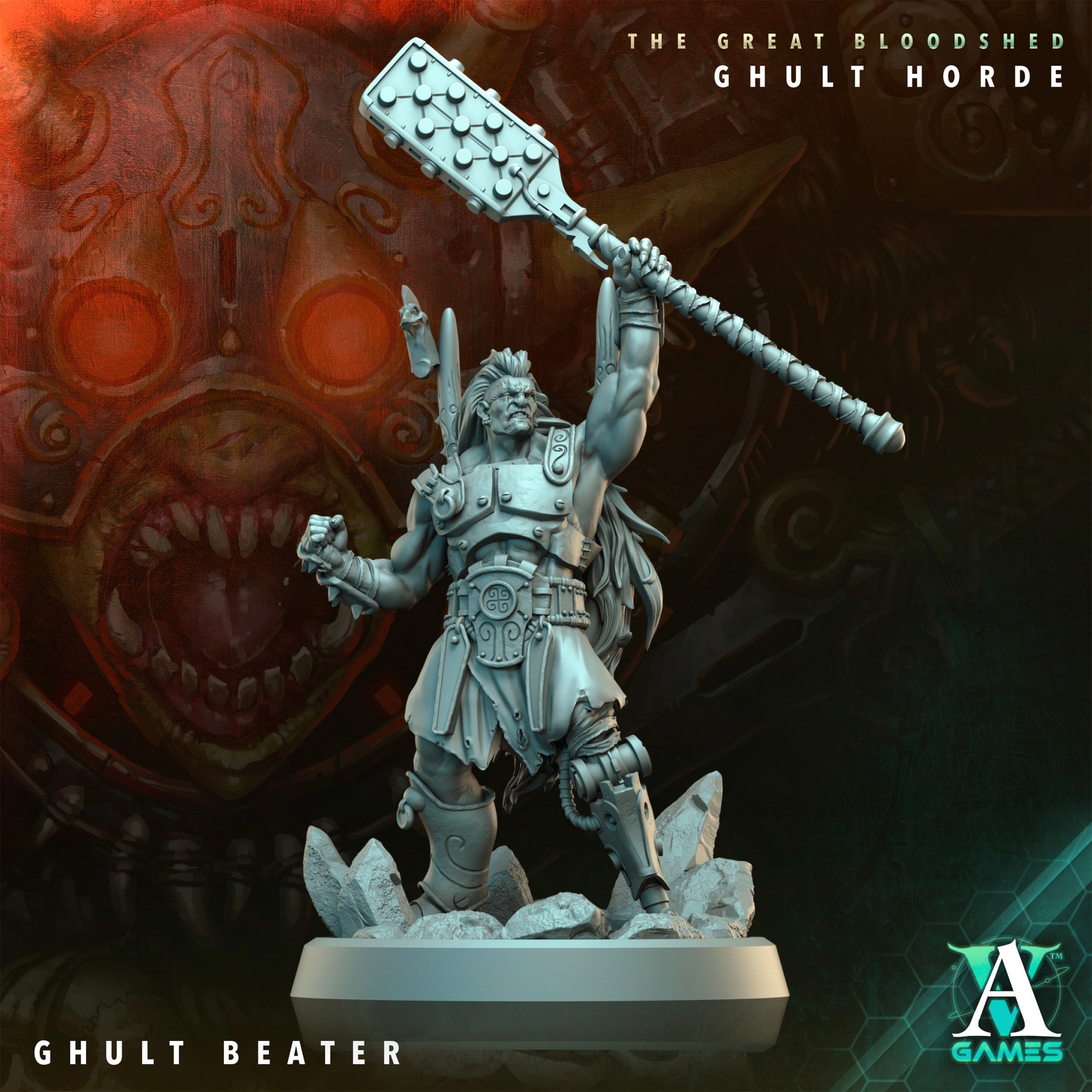 3D Printed Archvillain Games Archvillain Society Vol. XXXIV The Great Bloodshed