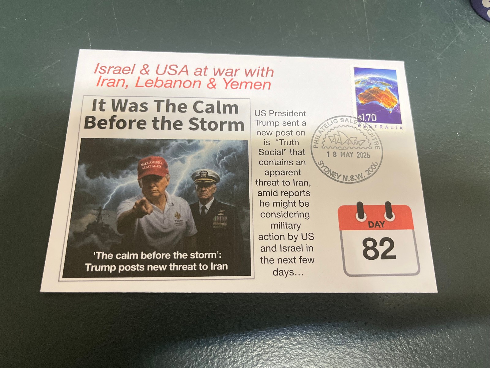 (2684) 21-5-2026 - Middle East War (Day 82) President says Calm before Strom (A)