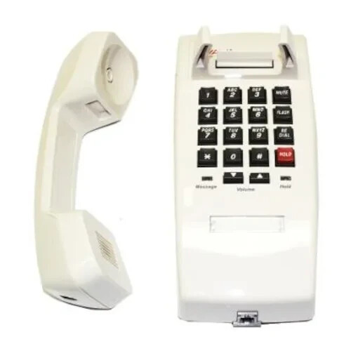 Fully Refurbished Avaya 2554-YMGP Single Line Wall Phone - White
