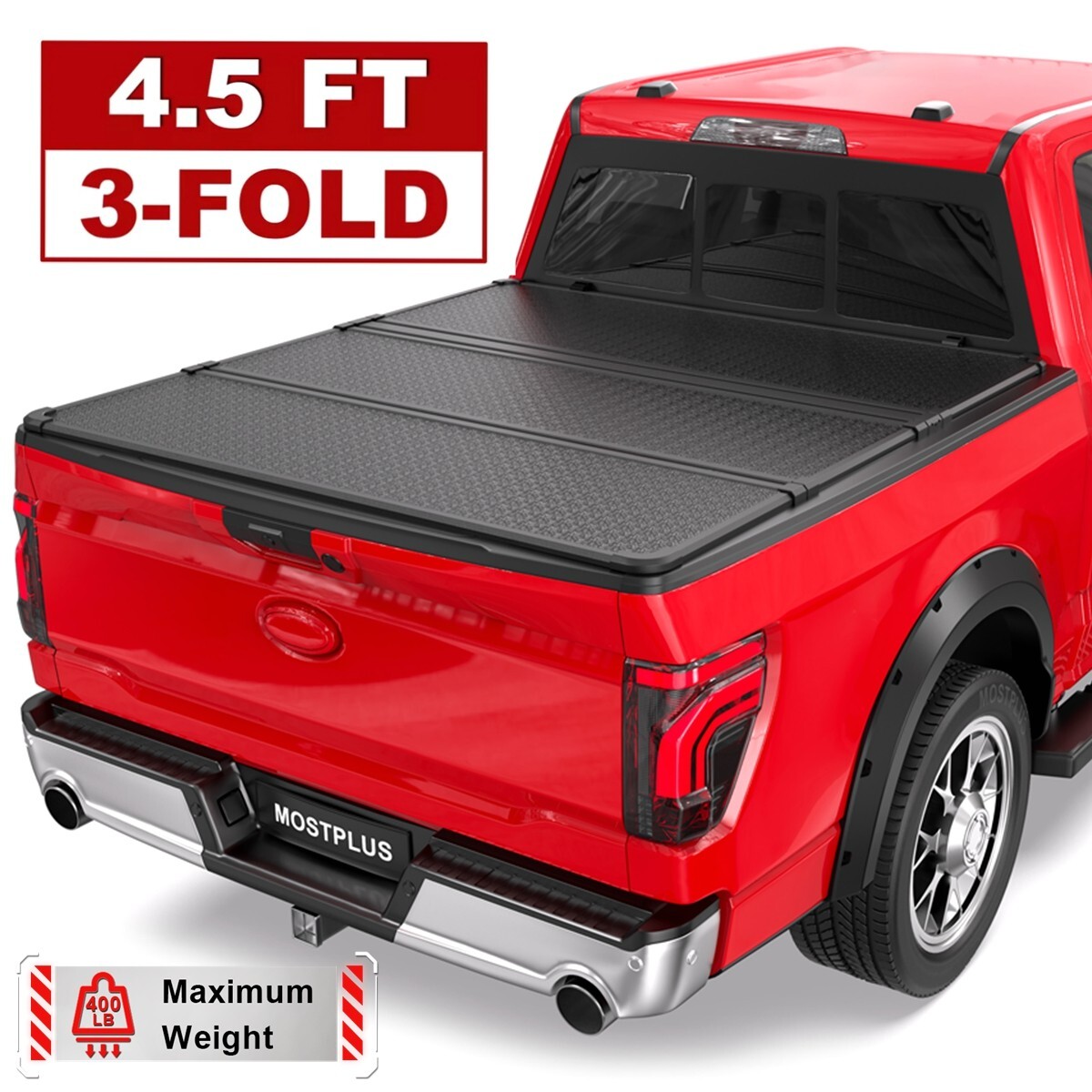 Hard Tri-Fold Tonneau Cover 4.5FT for Ford Maverick 22-26