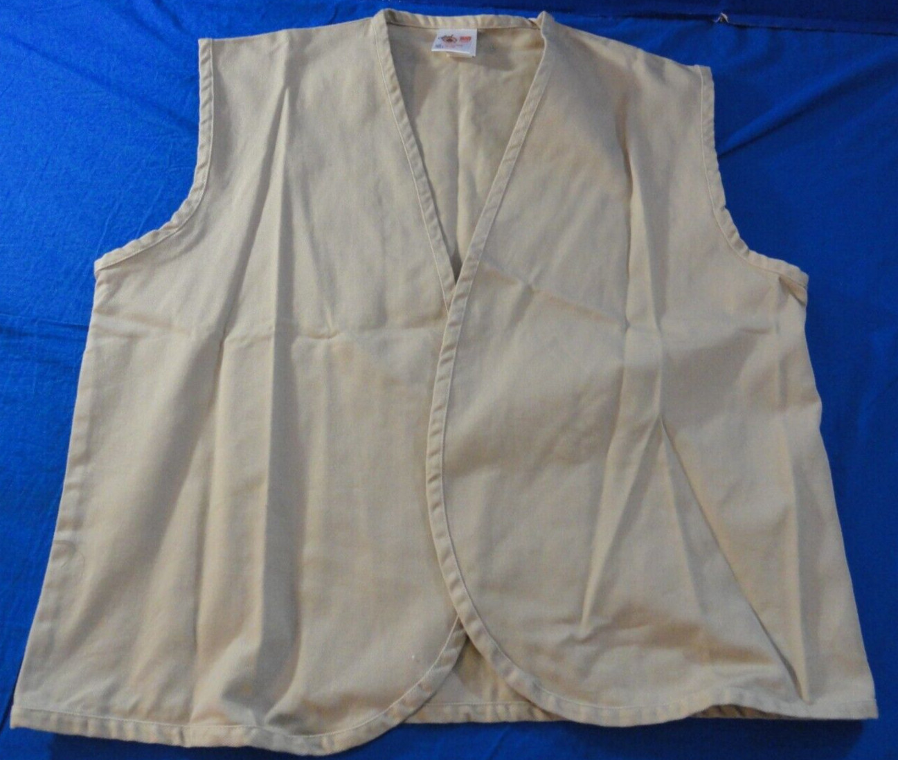 AUTHORIZED ROYAL RANGERS MEN'S KHAKI TAN VEST UNIFORM CHRISTIAN SIZE XL