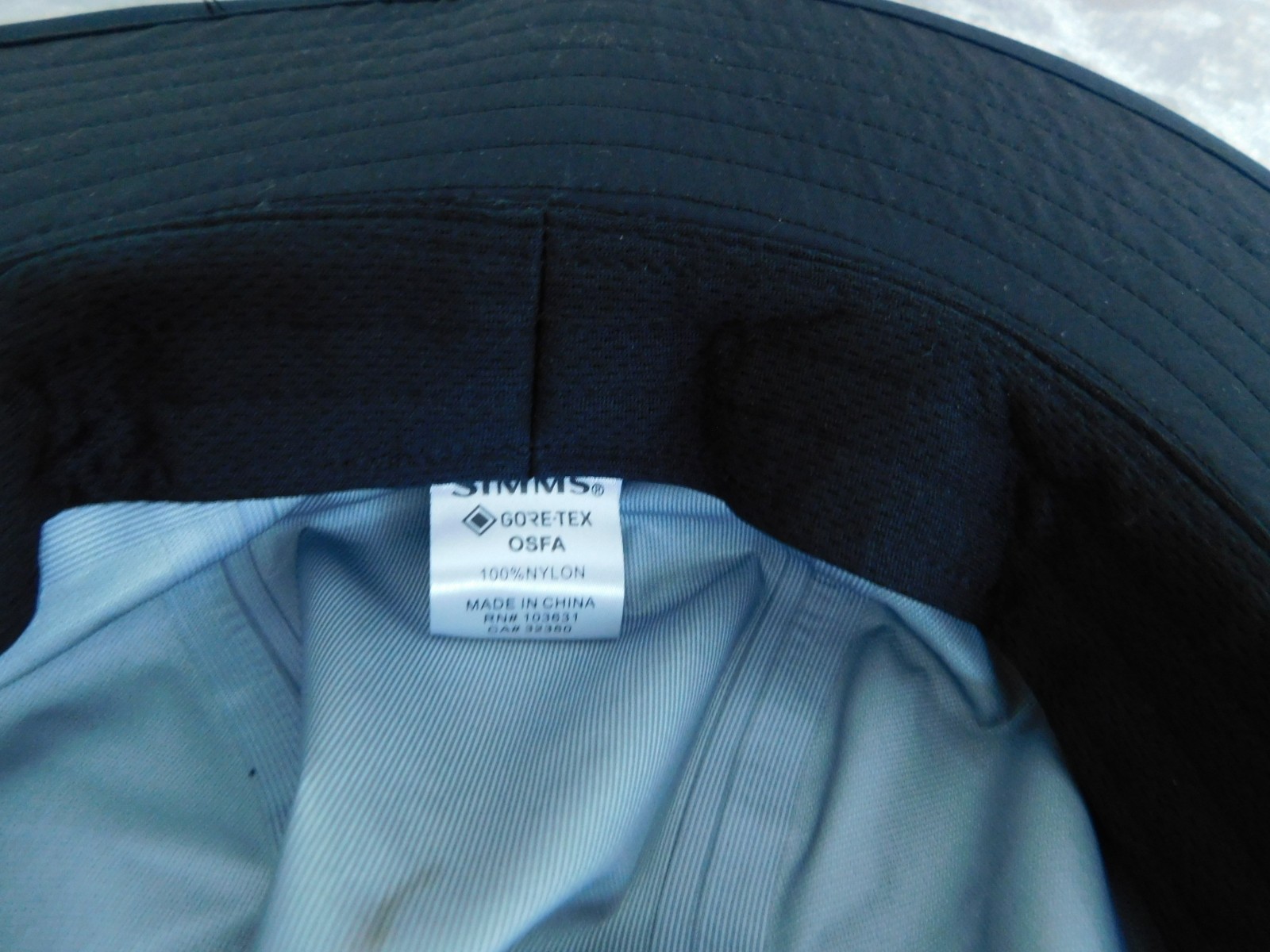 Simms Gore-Tex Guide Sombrero, black One Size