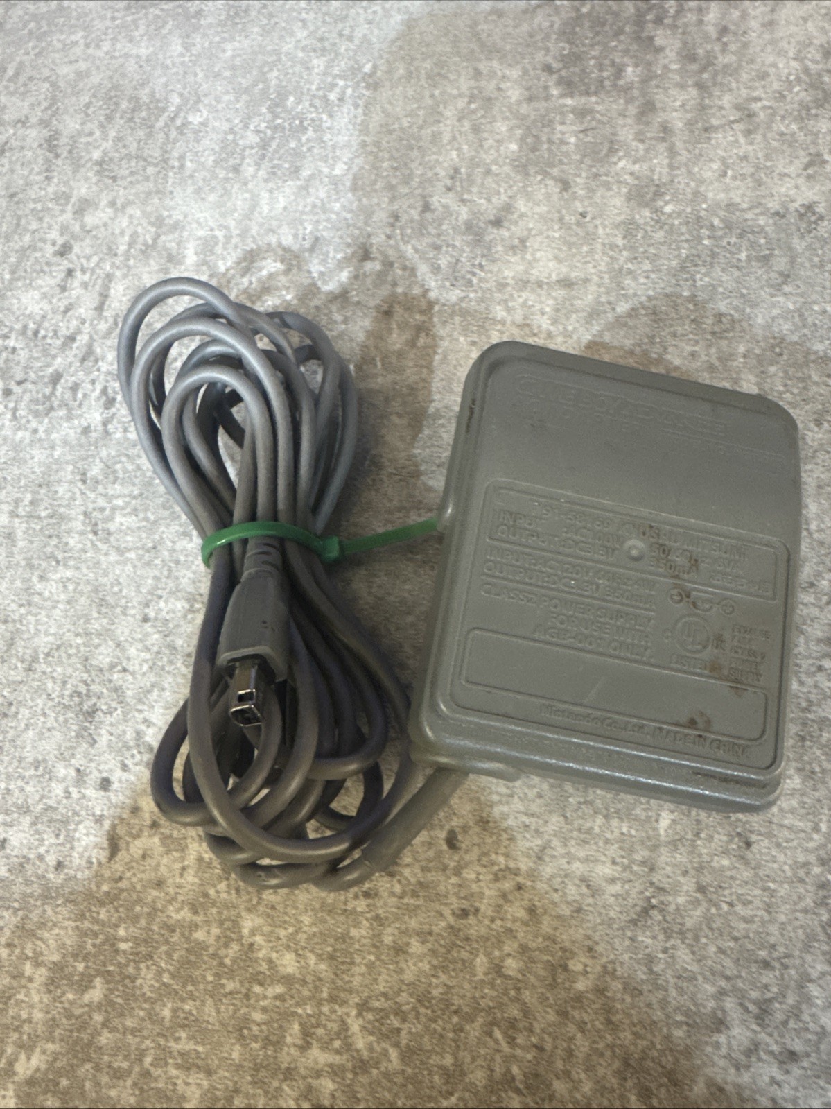 Genuine OEM Gameboy Advance AGB-009 GBA Power Adapter **Tested**