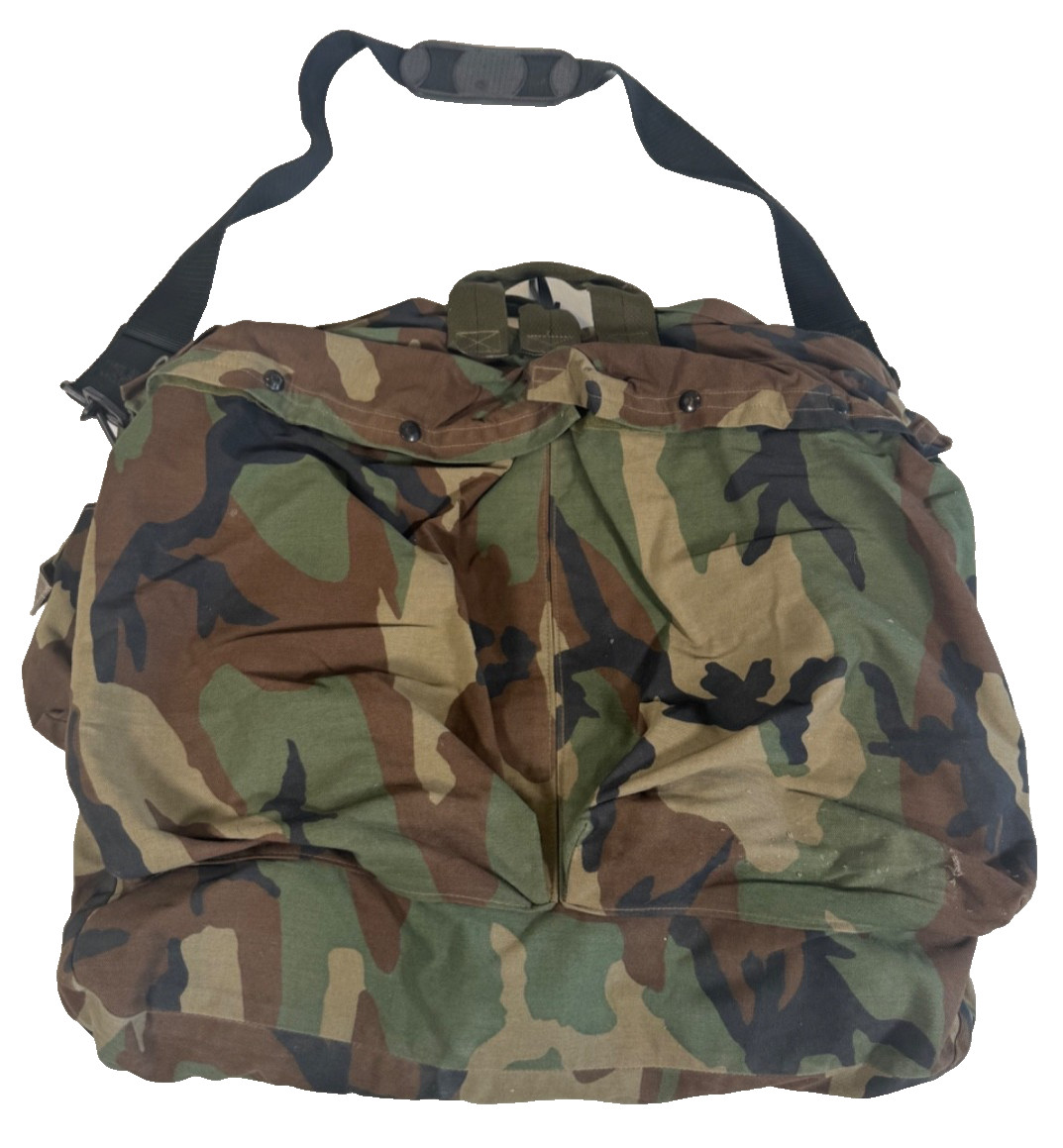 US Army Military HGU-56/P Flyers Helmet Bag Woodland M81 Camo