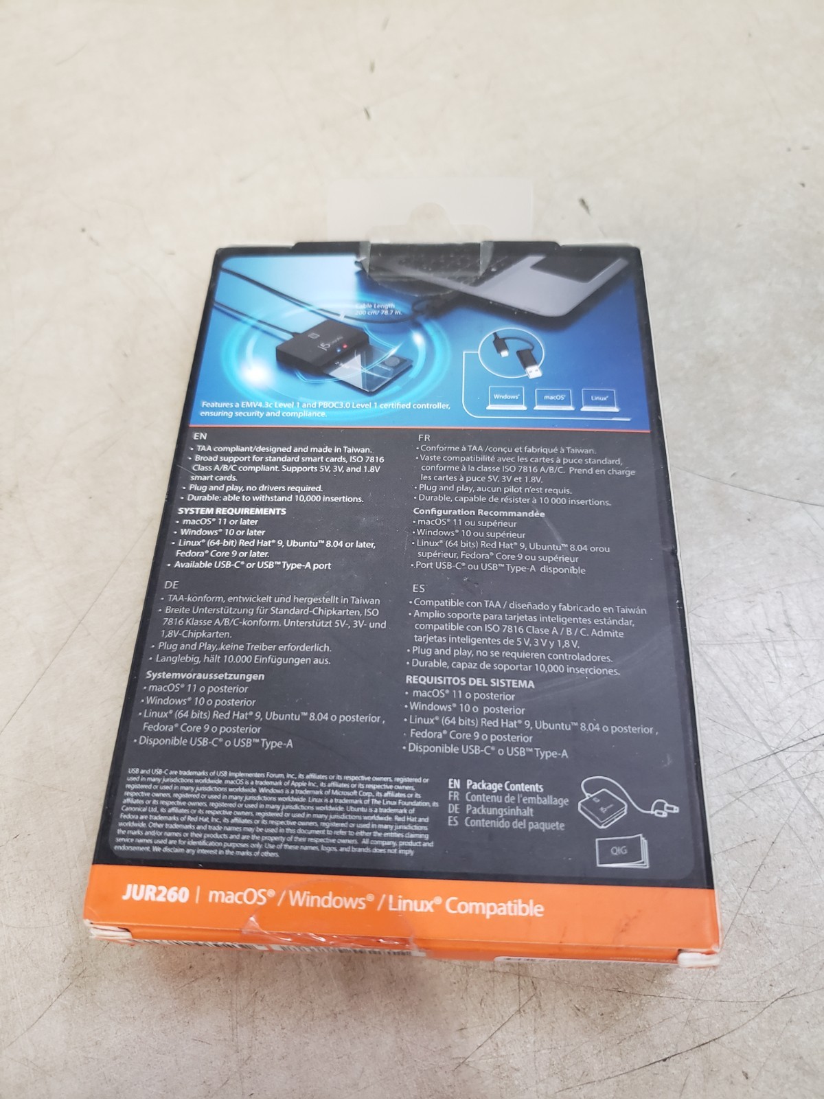 j5create - USBTM Smart Memory Card Reader - Black