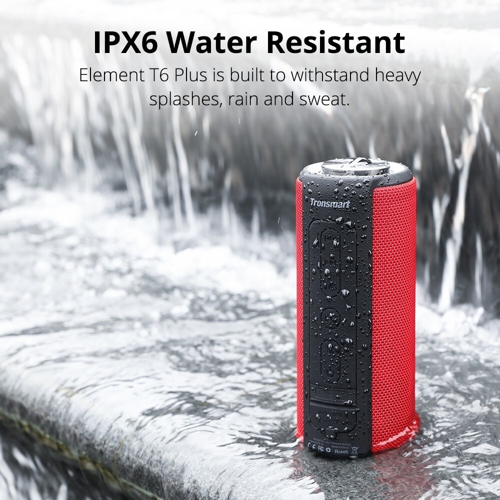 40W bluetooth Speaker Tronsmart Element T6 Plus Waterproof Boombox Power Bank US