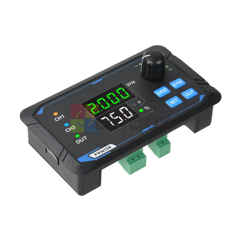 DC5-24V PWM Signal Generator Adjustable Square Wave Pulse Duty Cycle 1Hz-150kHz