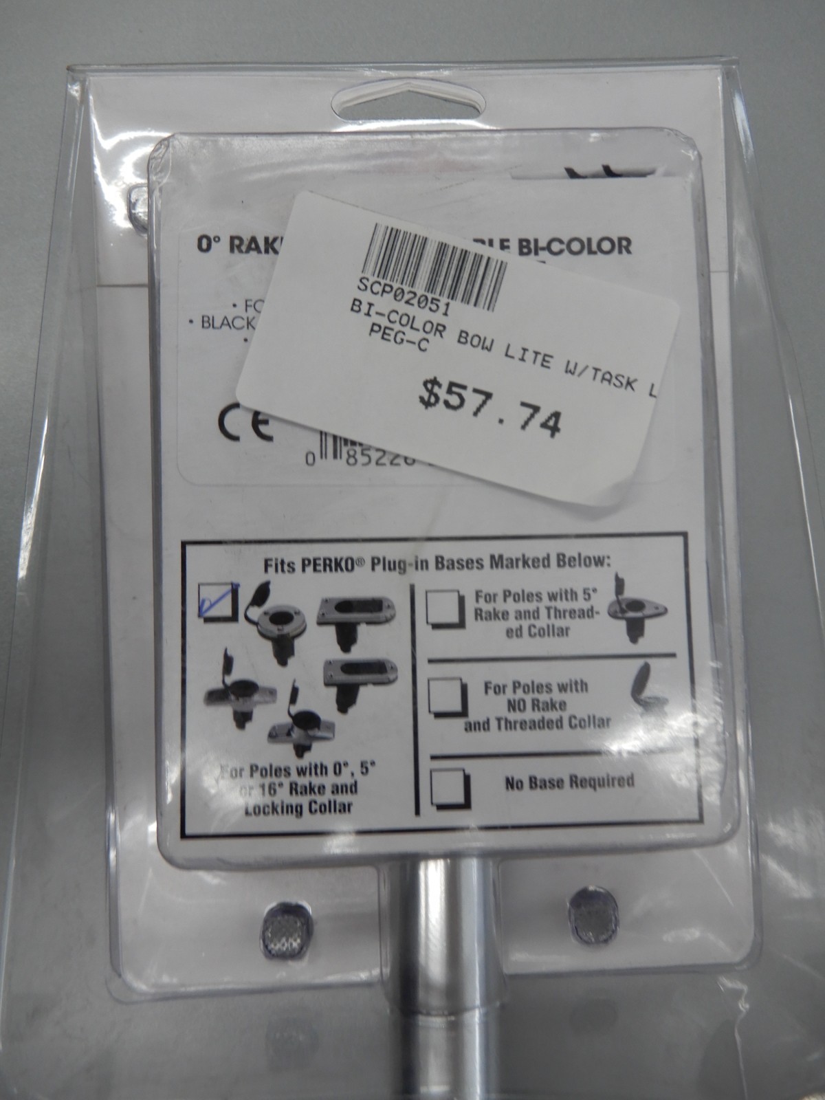 Perko Removable Bi-Color Pole & Utility Light - Black 1421DP2CHR LOWEST PRICE