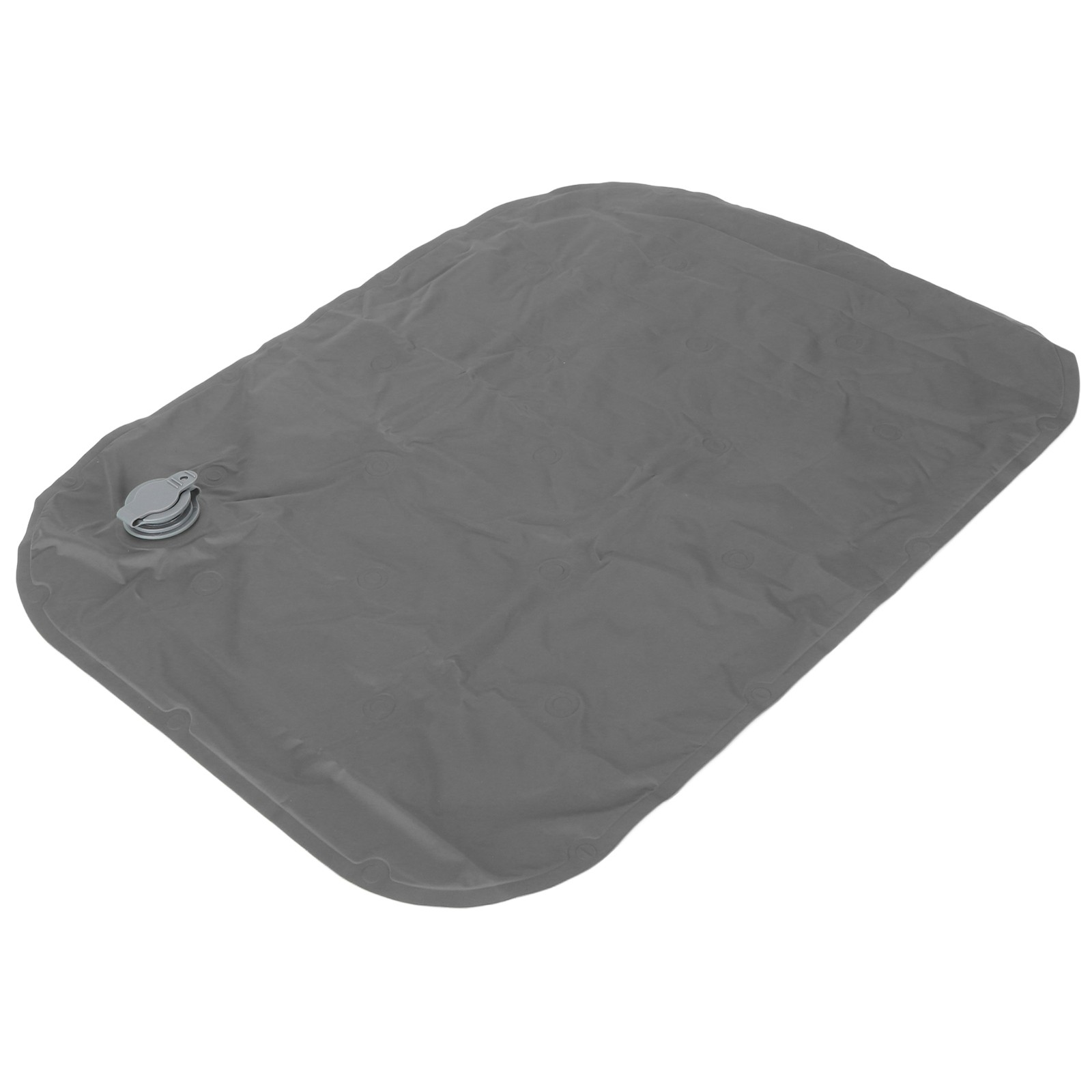 (Grey)Outdoor Inflatable Cushion Foldable Inflatable Sitting Pad Portable So BL