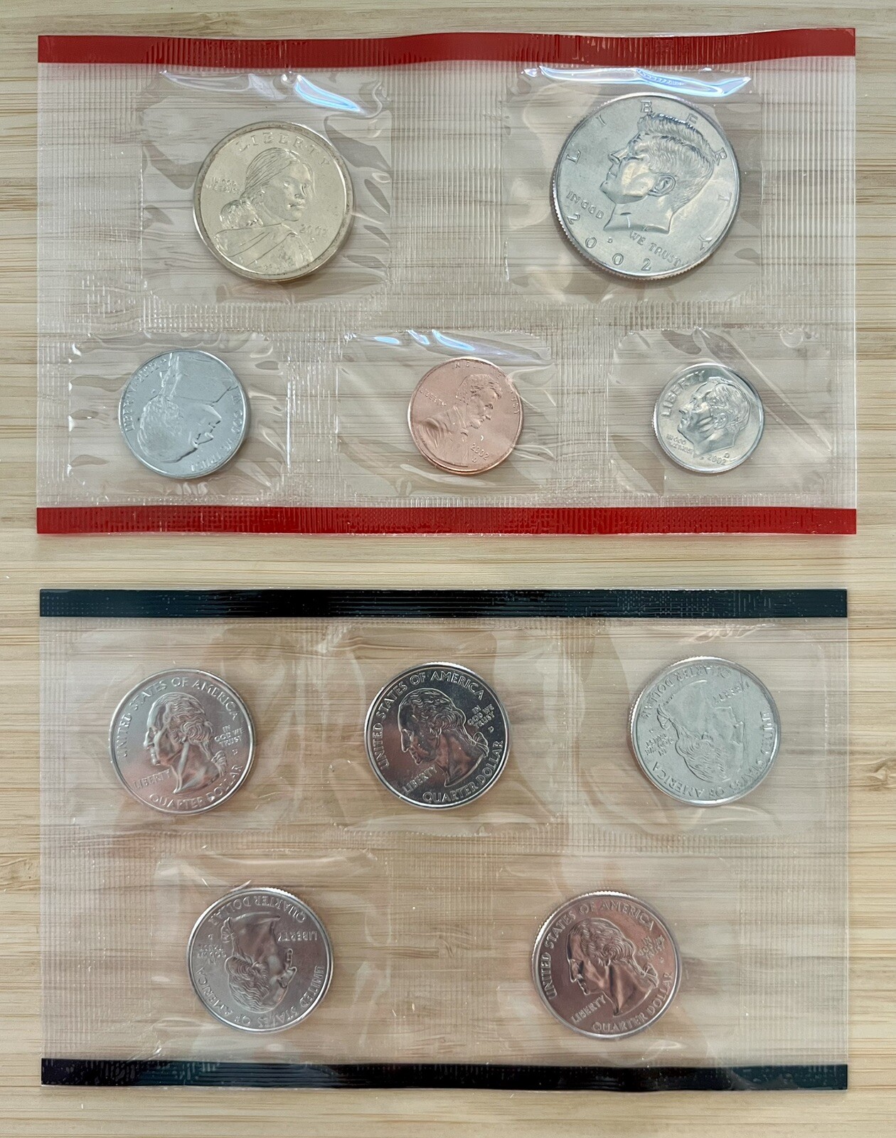 2002 P&D US Mint Uncirculated Coin Set OGP COA FREE SHIPPING