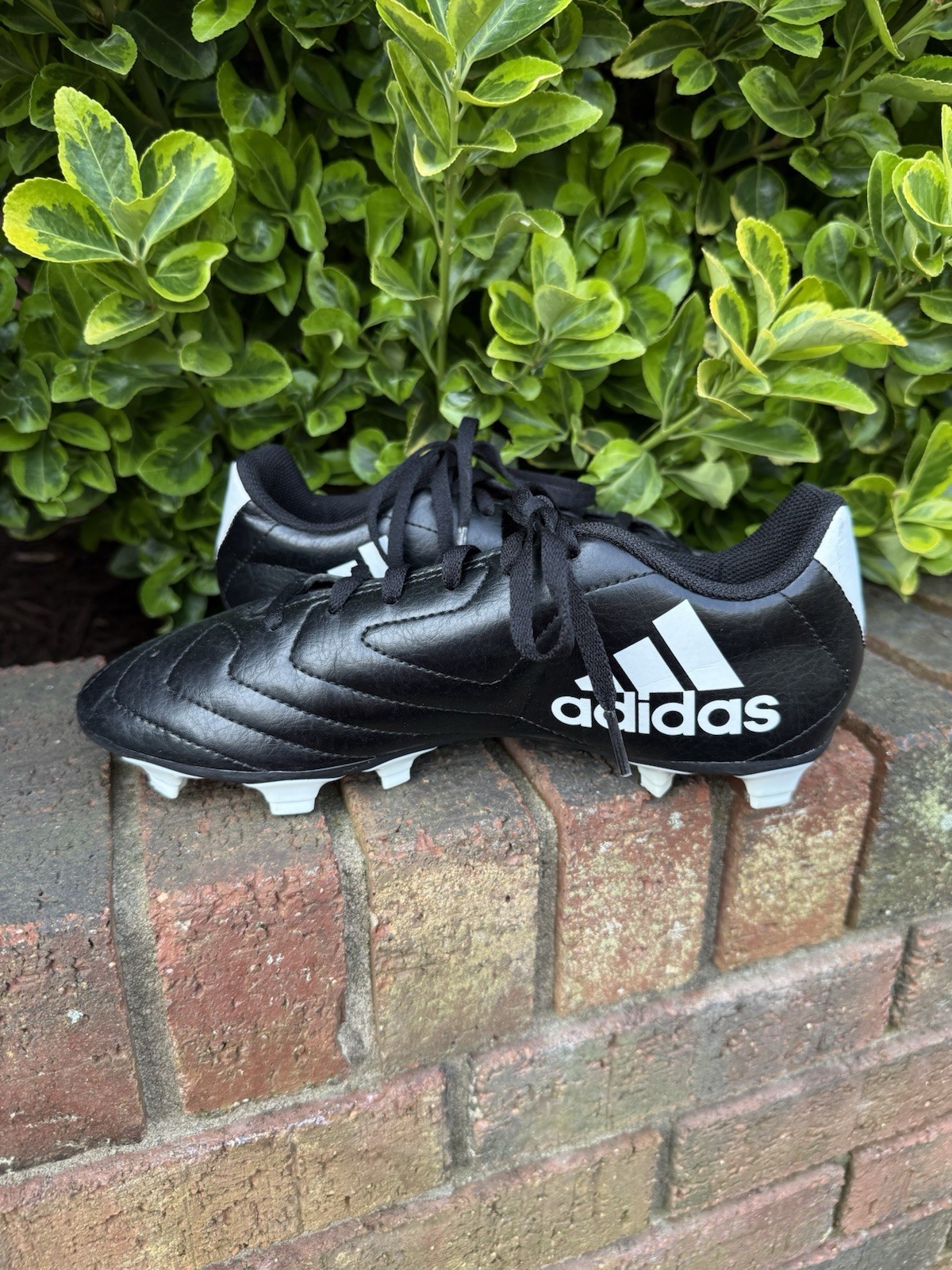 ADIDAS Soccer Cleats Mens Size 6.5 SGC 753002 Black/White