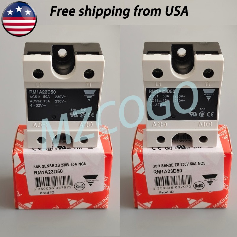 qty:2pcs Solid State Relay For RM1A23D50 3-32V New