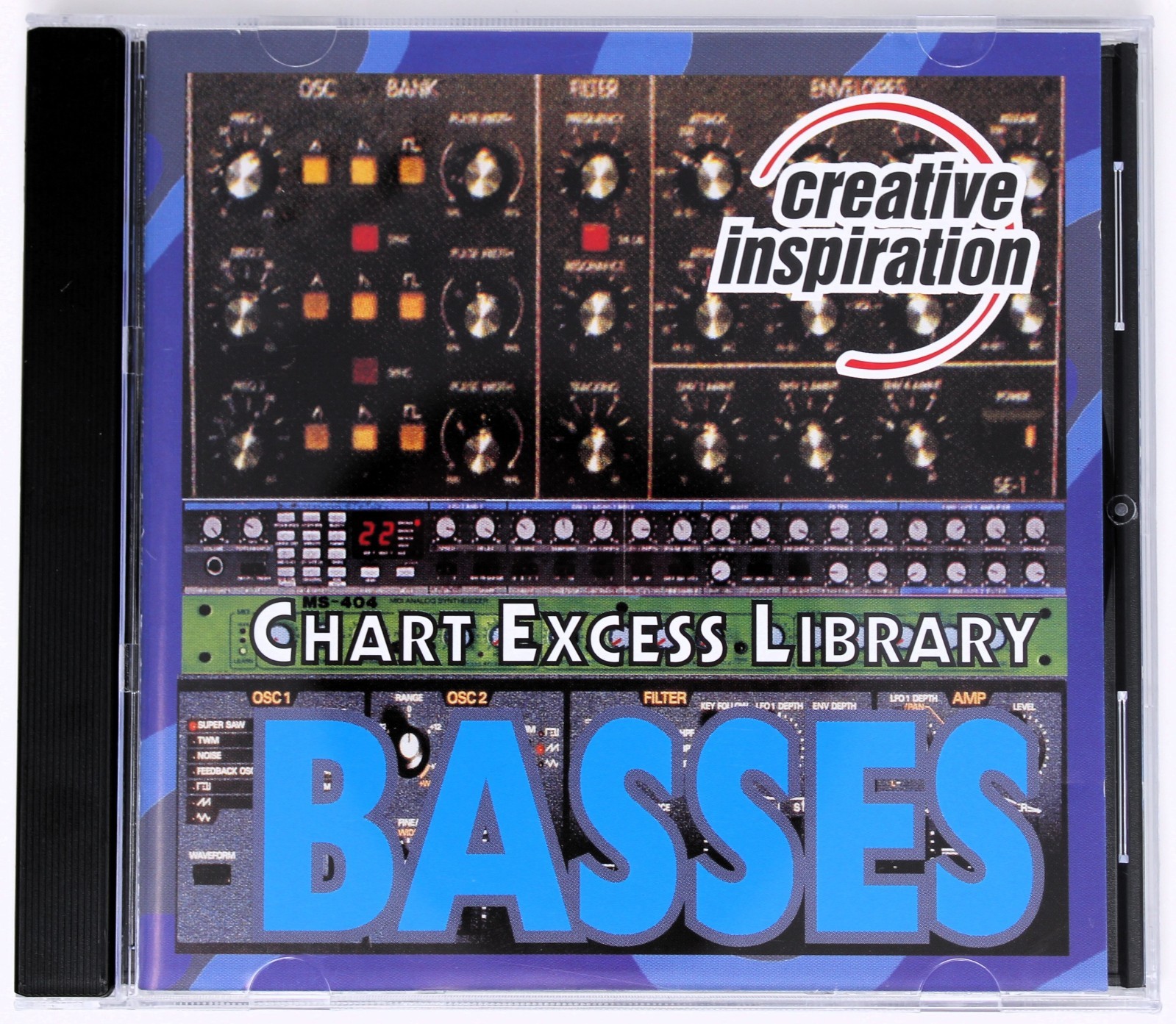 Creative Inspiration Chart Excess Library Basses Akai Format Sampling CD