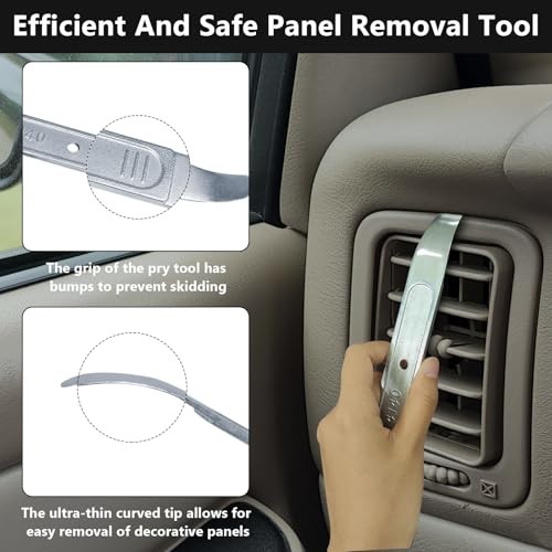 4140 Pry Tool, Trim Removal Tool, Panel Removal Tools for Auto Trim, 2 pack