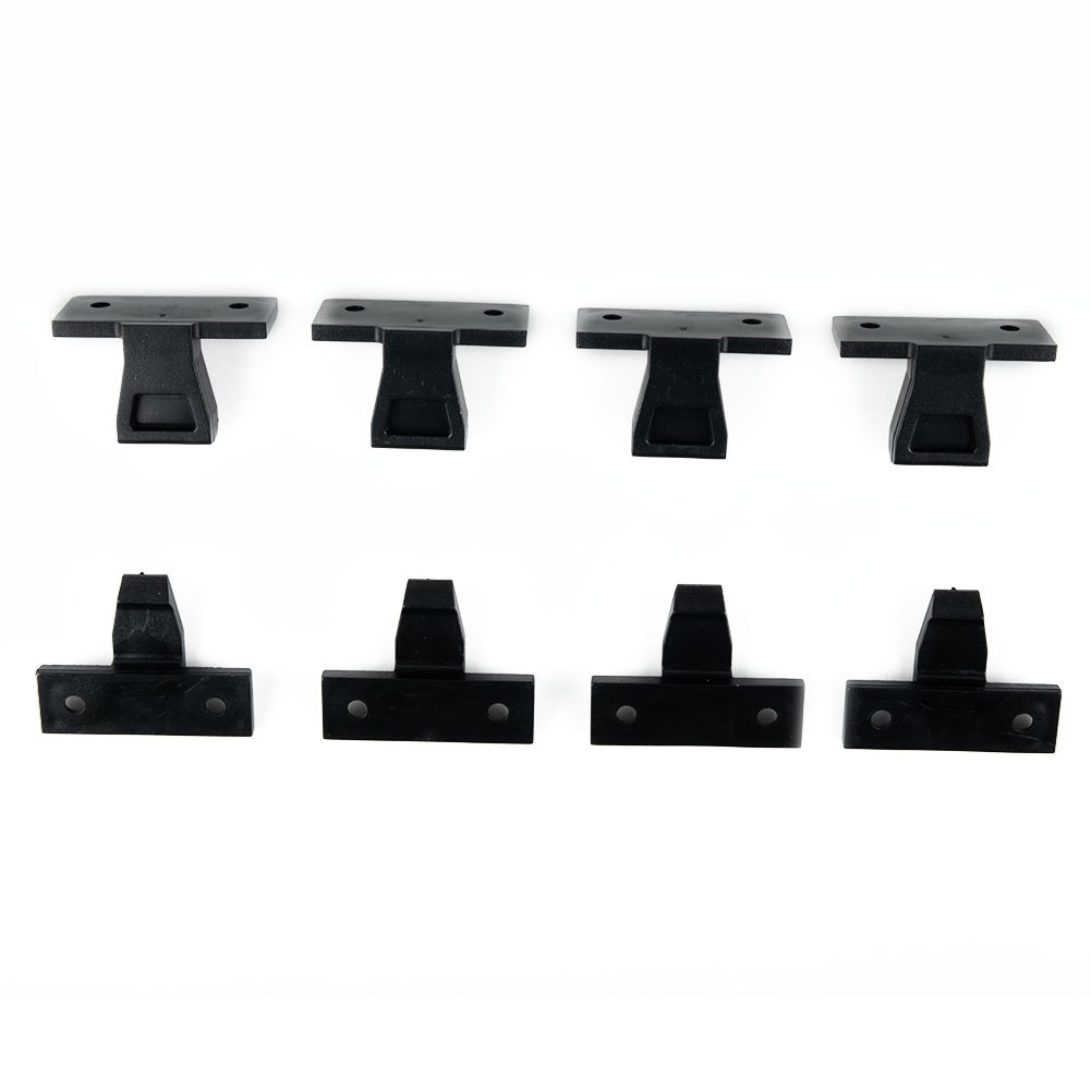 4 X Push In Fittings Press Fit Panel Clips Kitchen Plinth Fasteners ABS Plastic