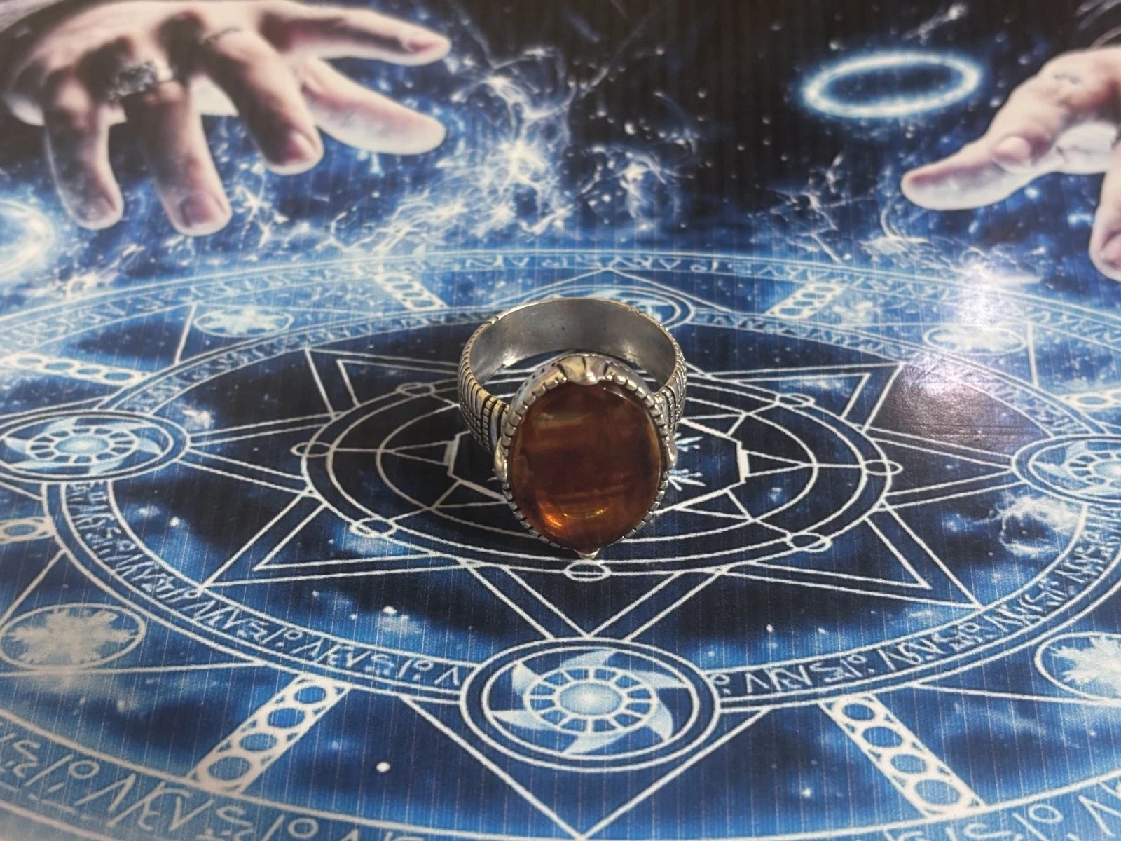 Alevitation Powers Telekinesis Spell Ring Levitate Objects Haunted Spell Ring