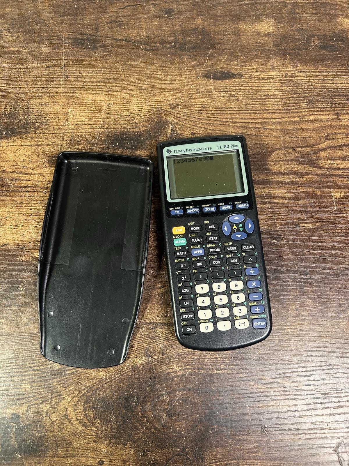 Texas Instruments TI-83 Plus Graphing Calculator – Tested & Working w/ Cover