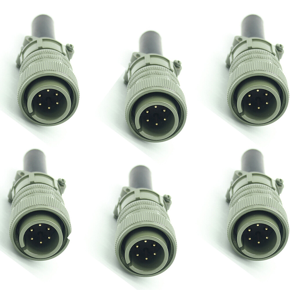 6 Pin Male Plug for S12020-27 Lincoln Remote Foot Pedal Welding Wire Feeder 6X