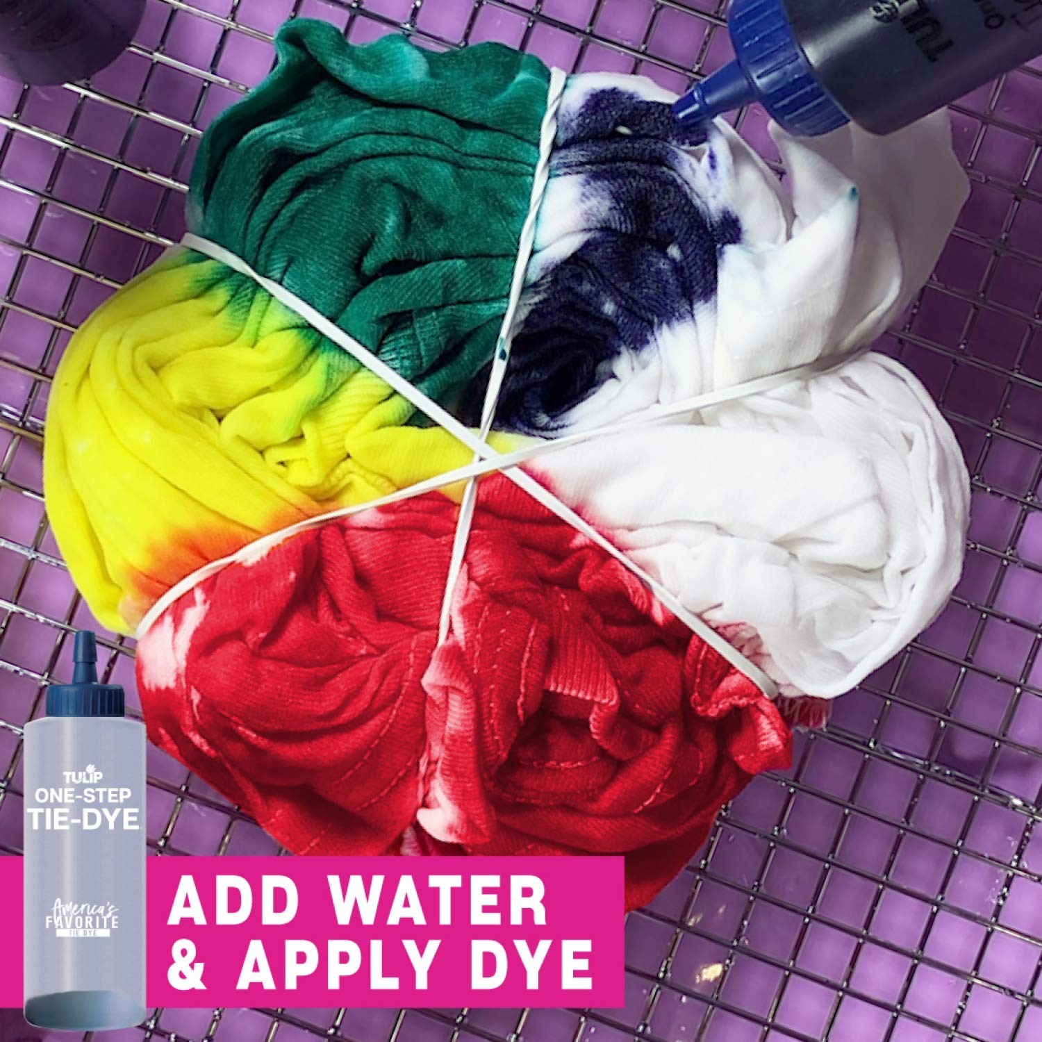 Tulip One-Step Tie-Dye kit Road Trip Bus Kit Rainbow