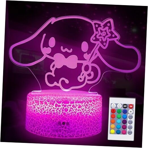 16 Colors Night Light 3D Illusion Table Lamp with Touch & Remote Control
