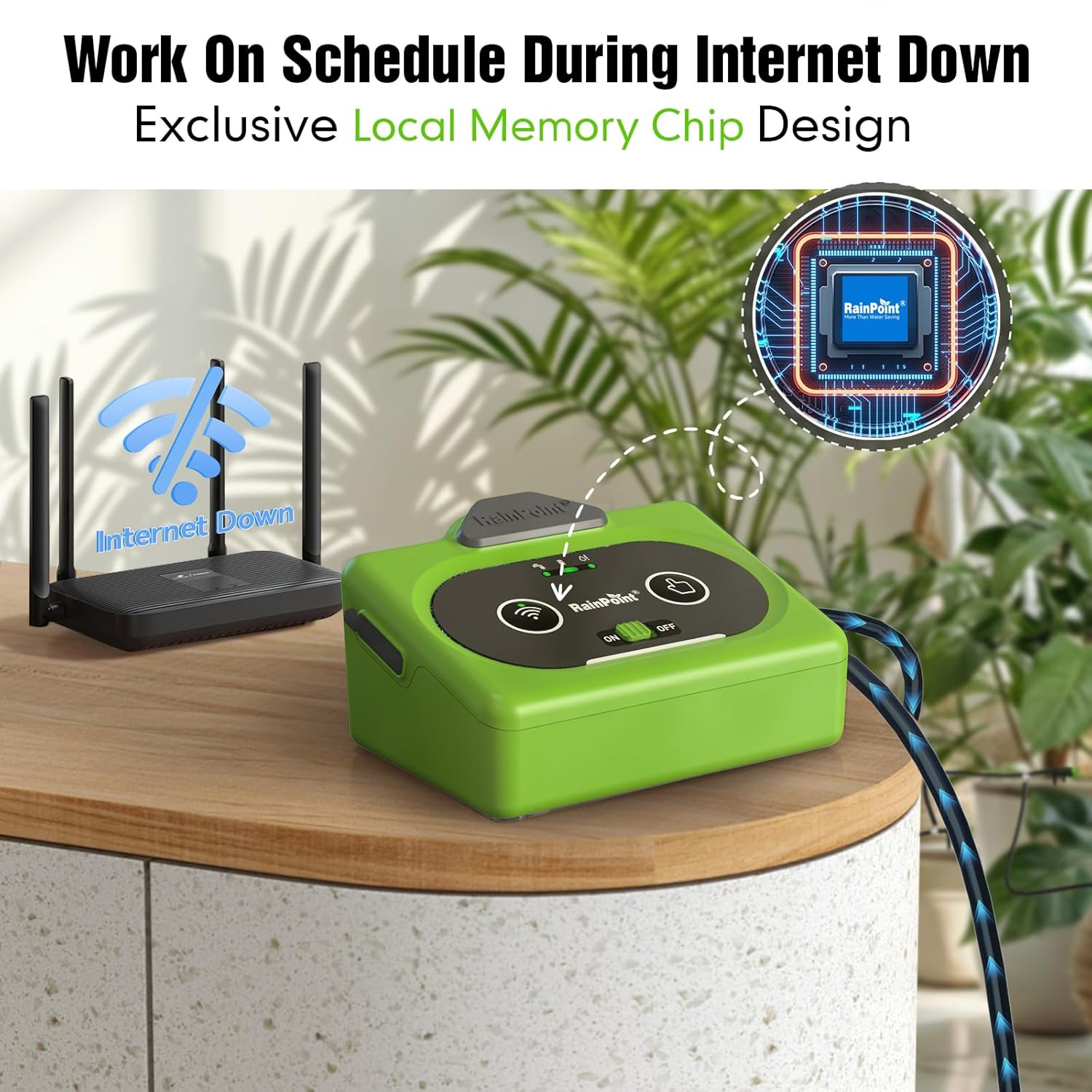 Direct Wifi Automatic Plant Waterer System,App Control Wifi-Enable Smart Indoor