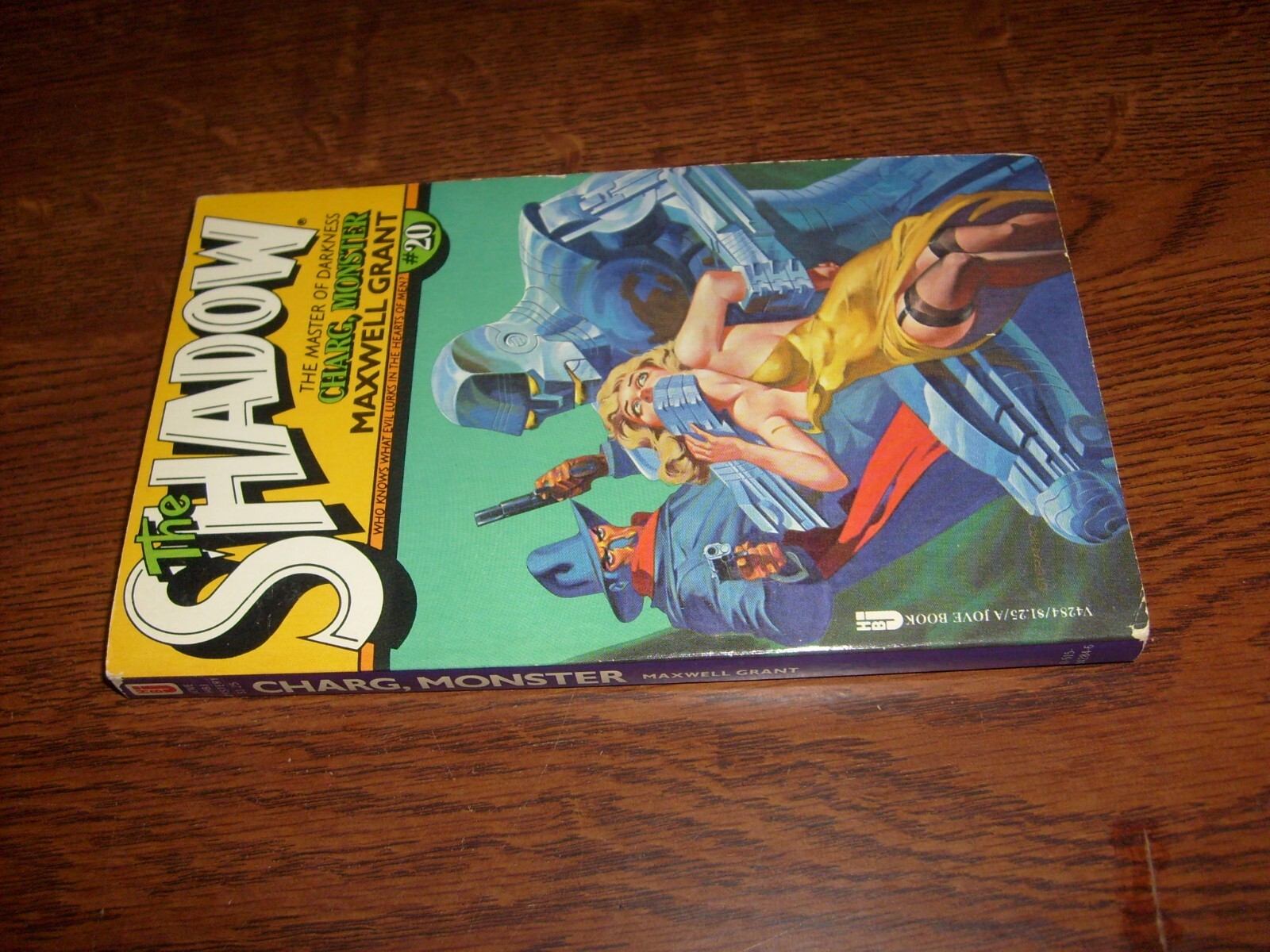 THE SHADOW, VINTAGE PAPERBACK: #20, 1977 1st JOVE PRINT, "FINE+". STERANKO